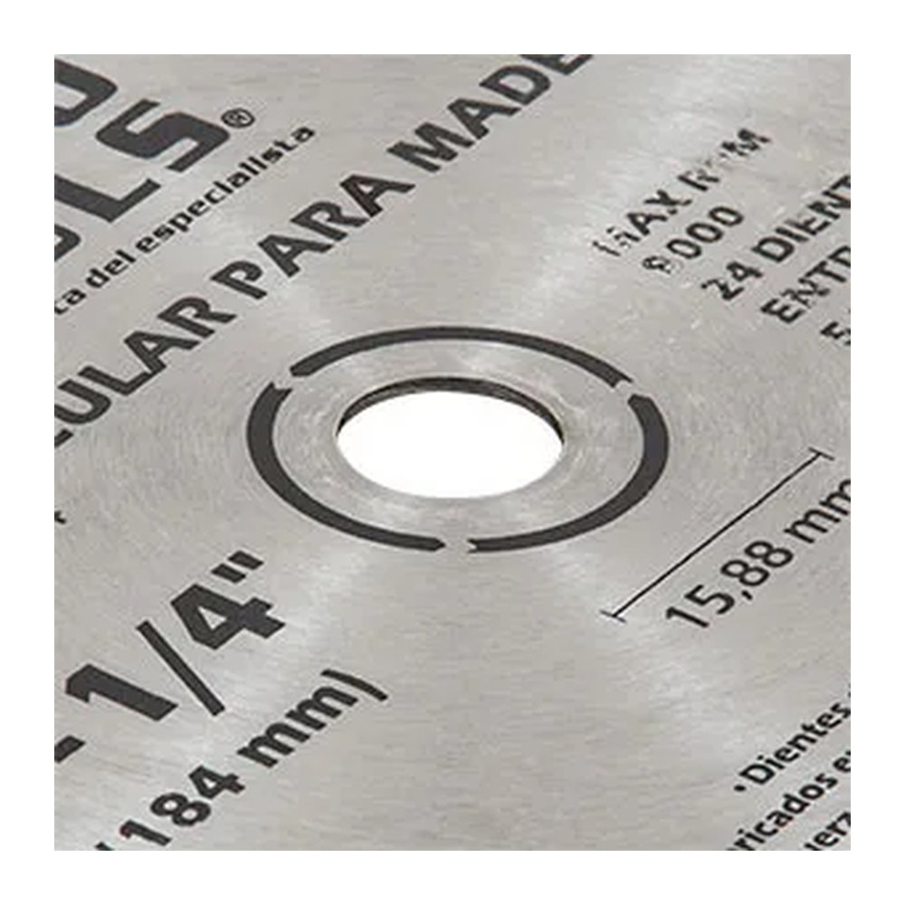 Sierra Circular para Madera 7-1/4" 24D Entrada 5/8" - Imagen 4