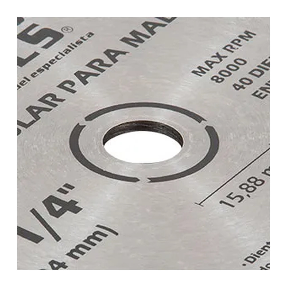Sierra Circular para Madera 7-1/4" 40D Entrada 5/8" - Imagen 4
