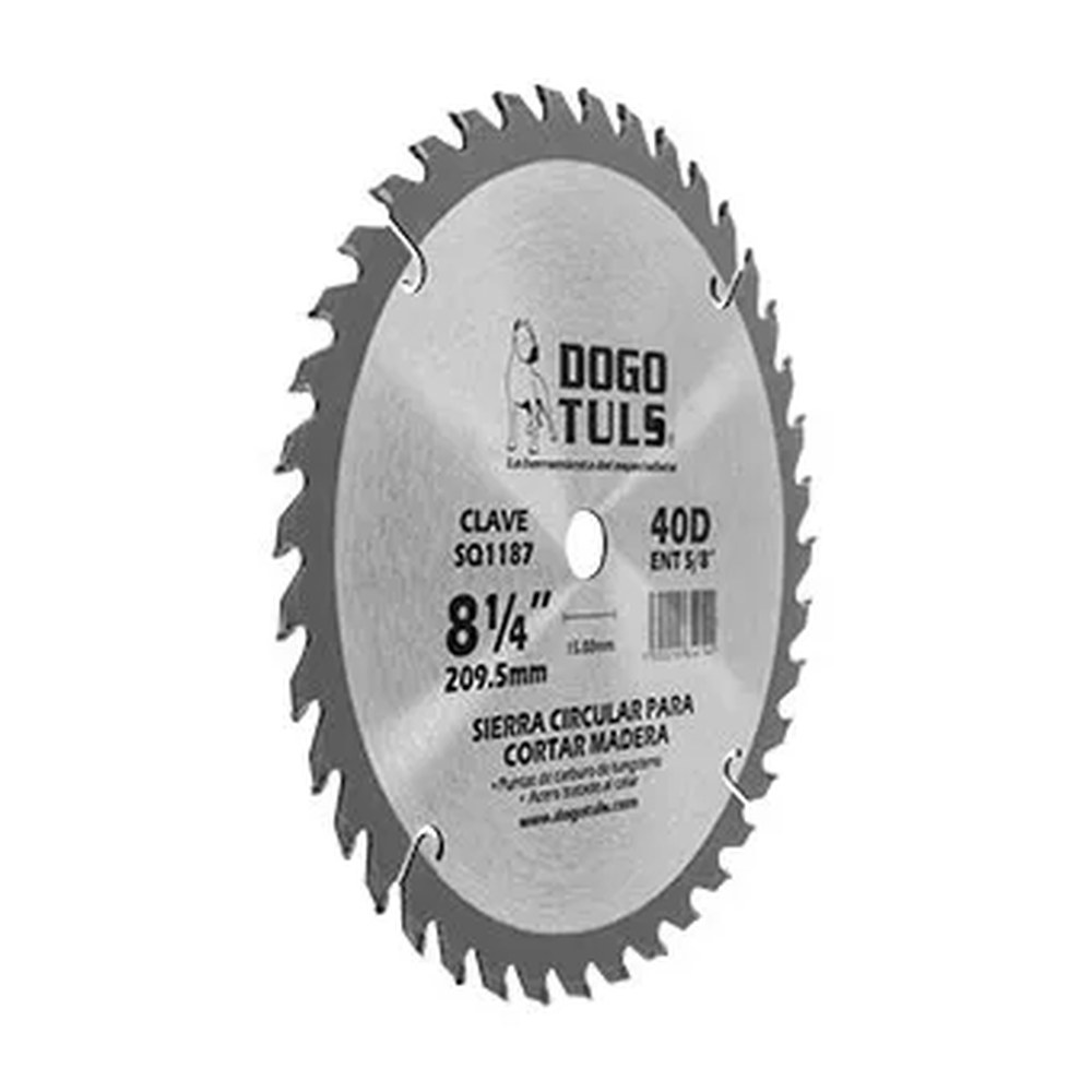 Sierra Circular para Madera 8-1/4" 40D Entrada 5/8" - Imagen 2