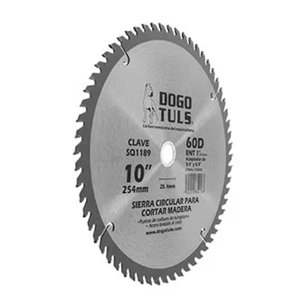 Sierra Circular para Madera 10" 60D Ent. 1" - Imagen 2