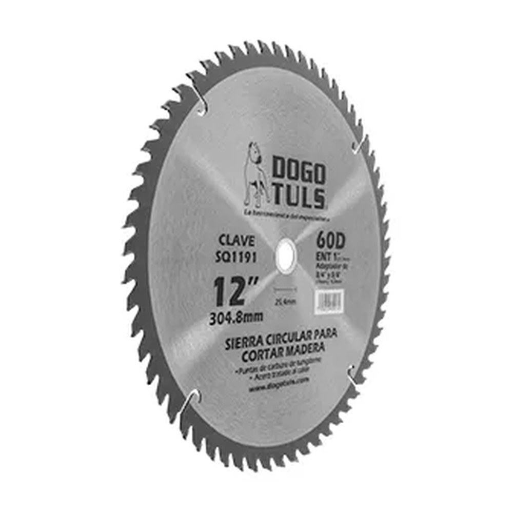 Sierra Circular para Madera 12" 60D Ent. 1" - Imagen 2