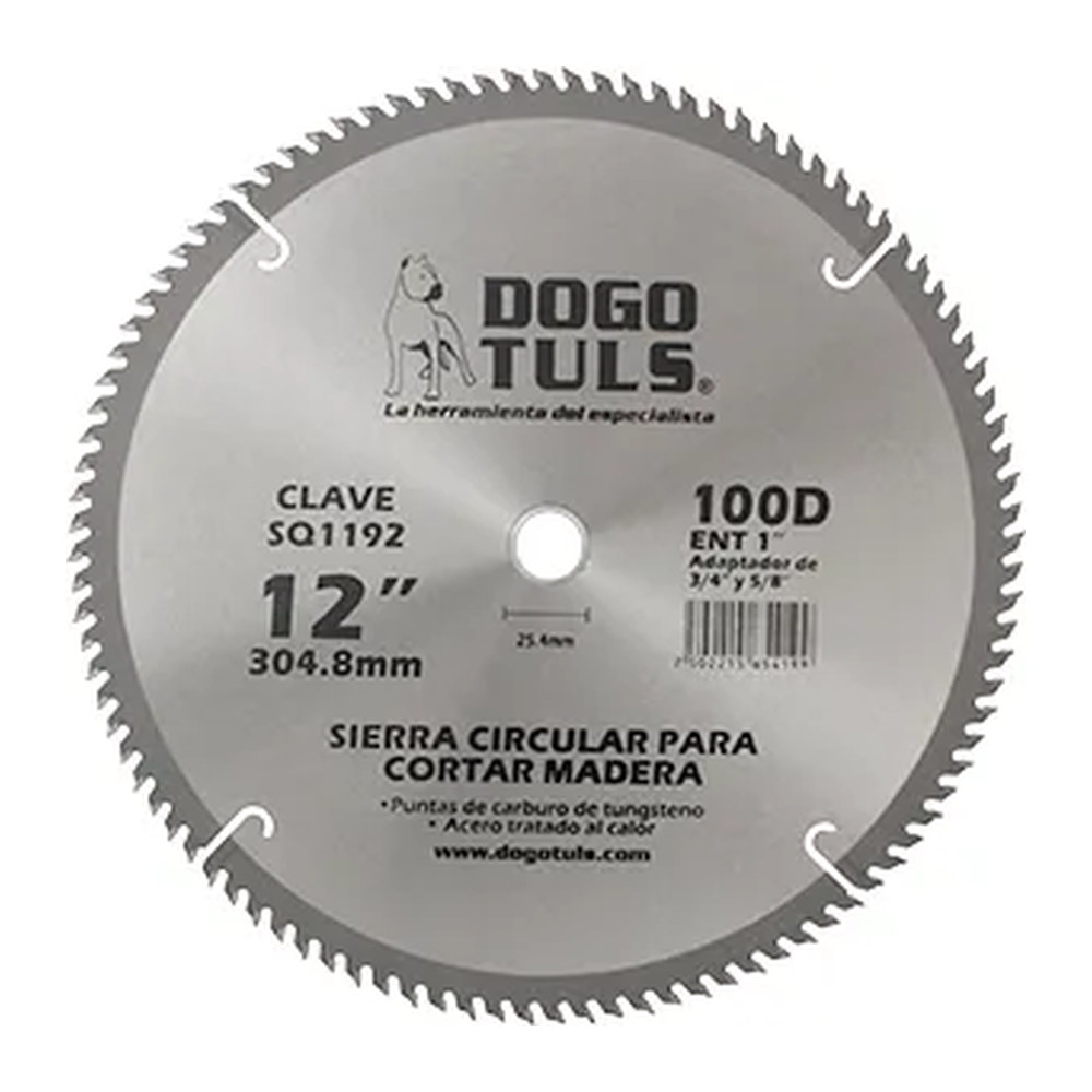Sierra Circular para Madera 12" 100D Ent. 1"