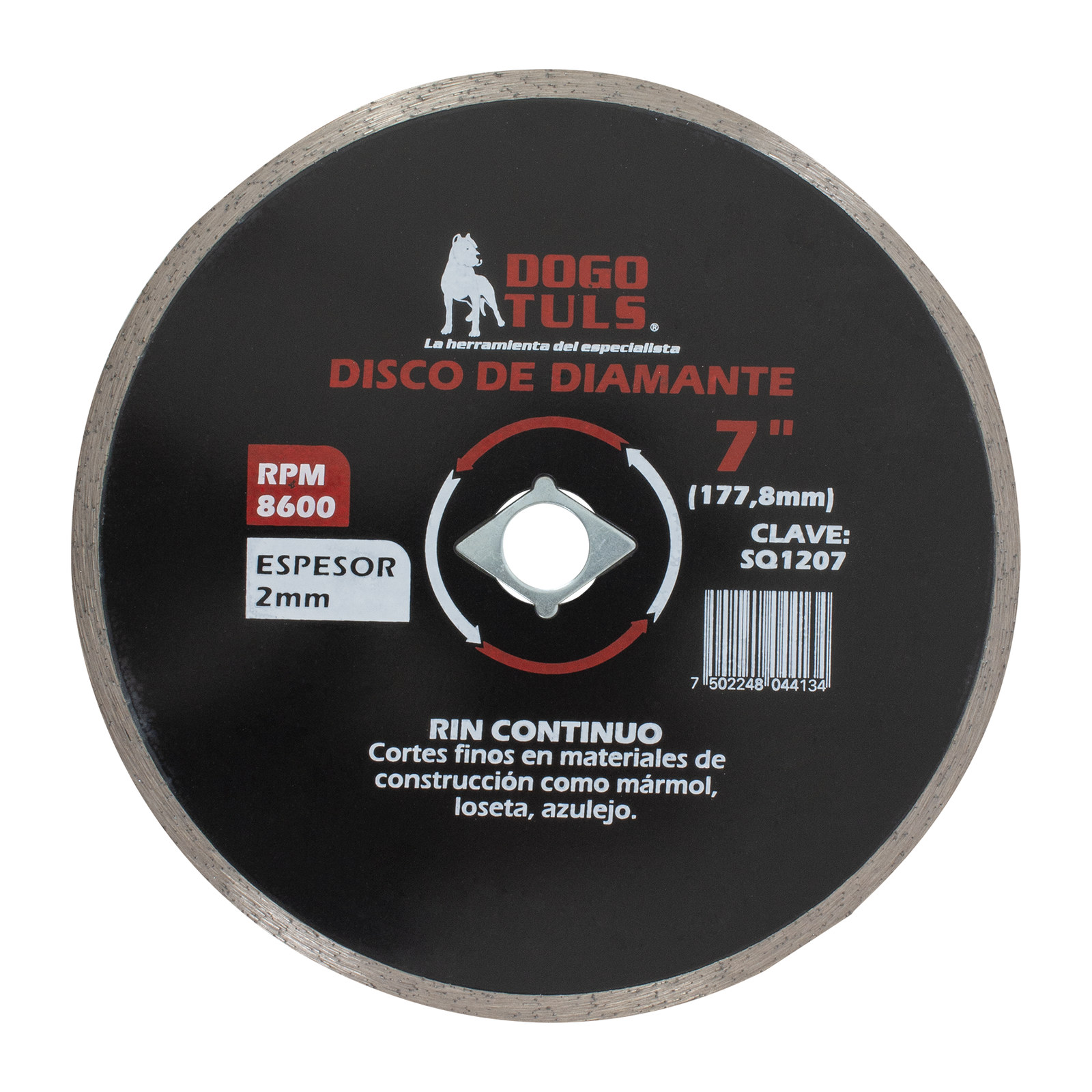 Disco de Diamante Rin Continuo 7"