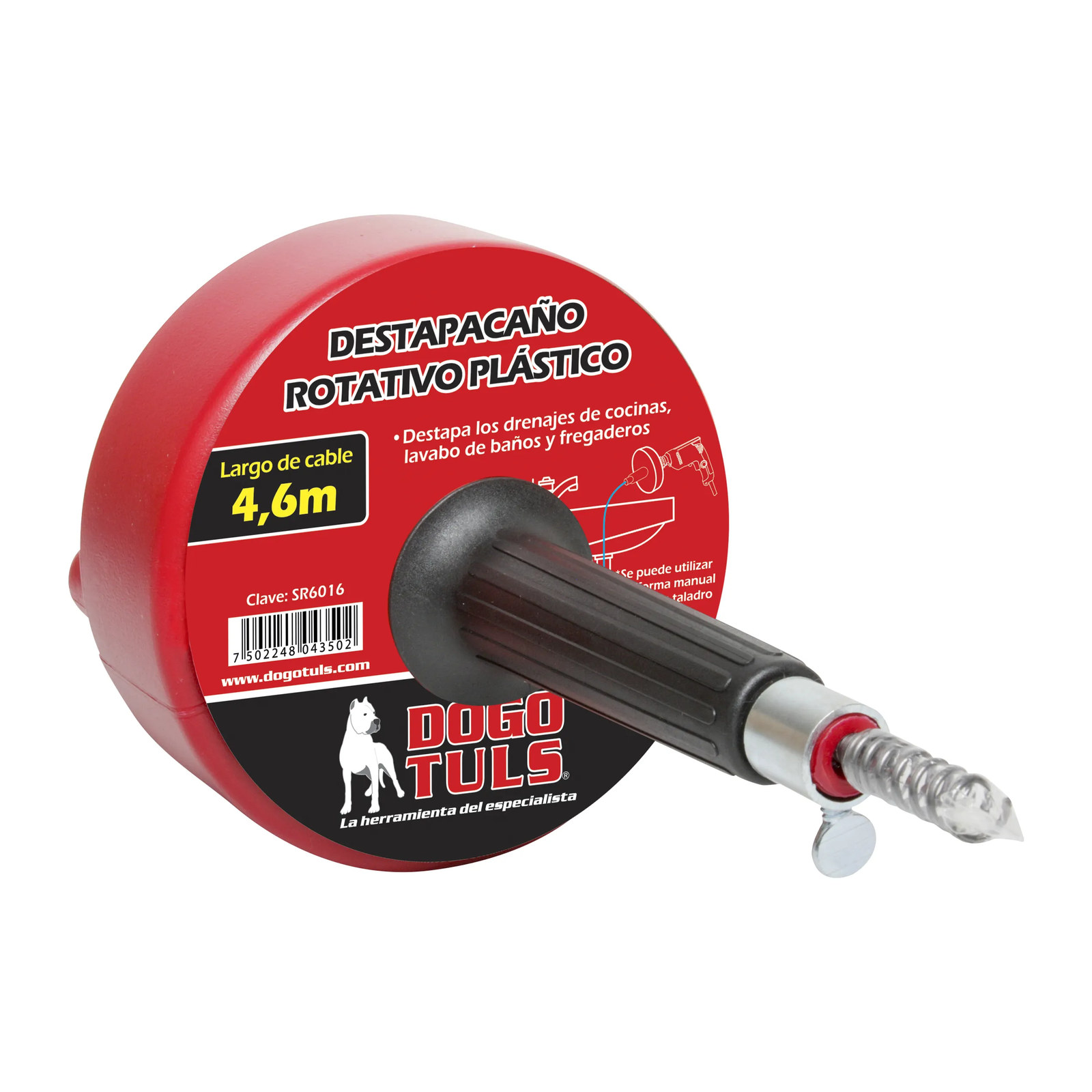 Destapacaño Rotativo 4.6 m Uso General