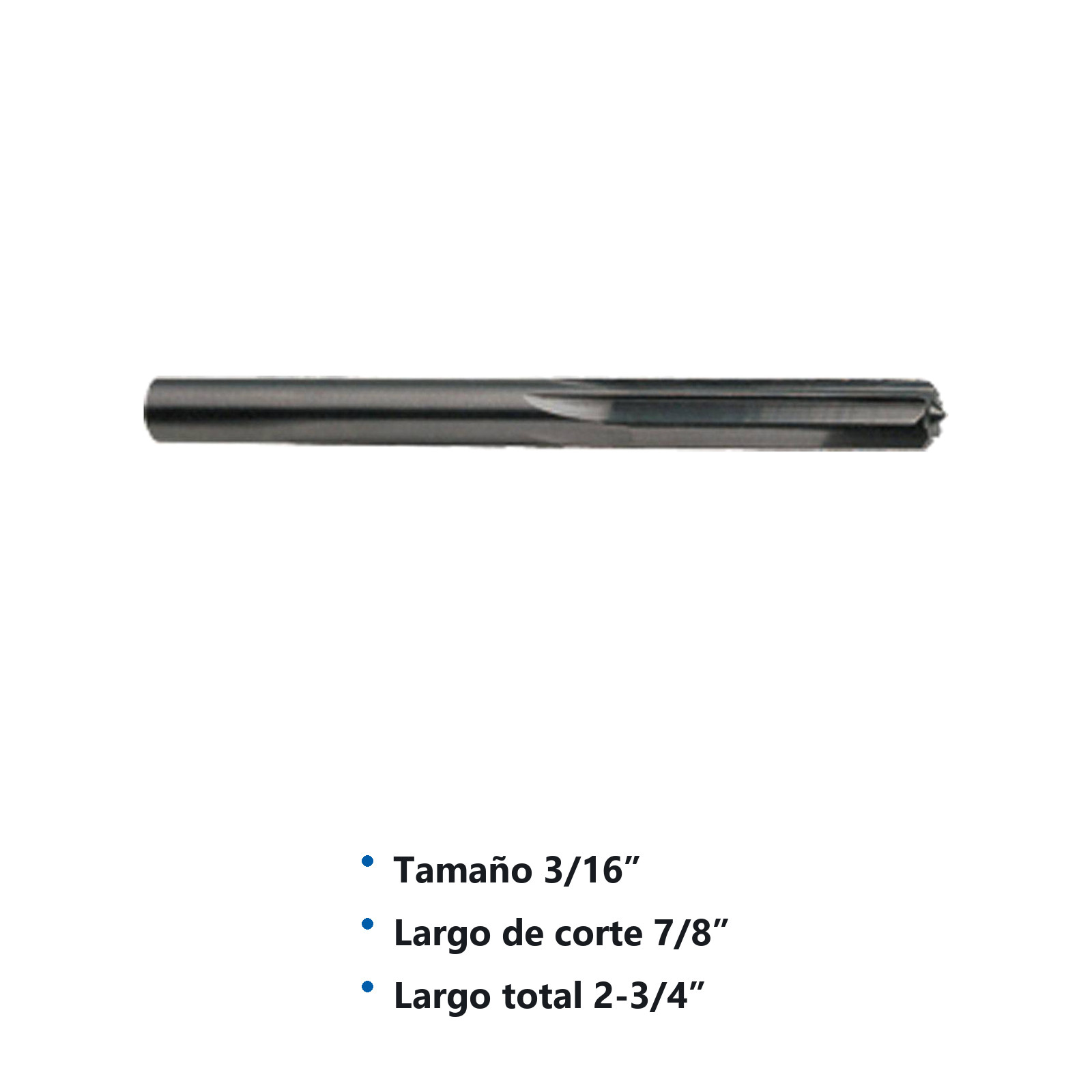 RIMA RECTA CARBURO 3/16" S/REC - Imagen 2