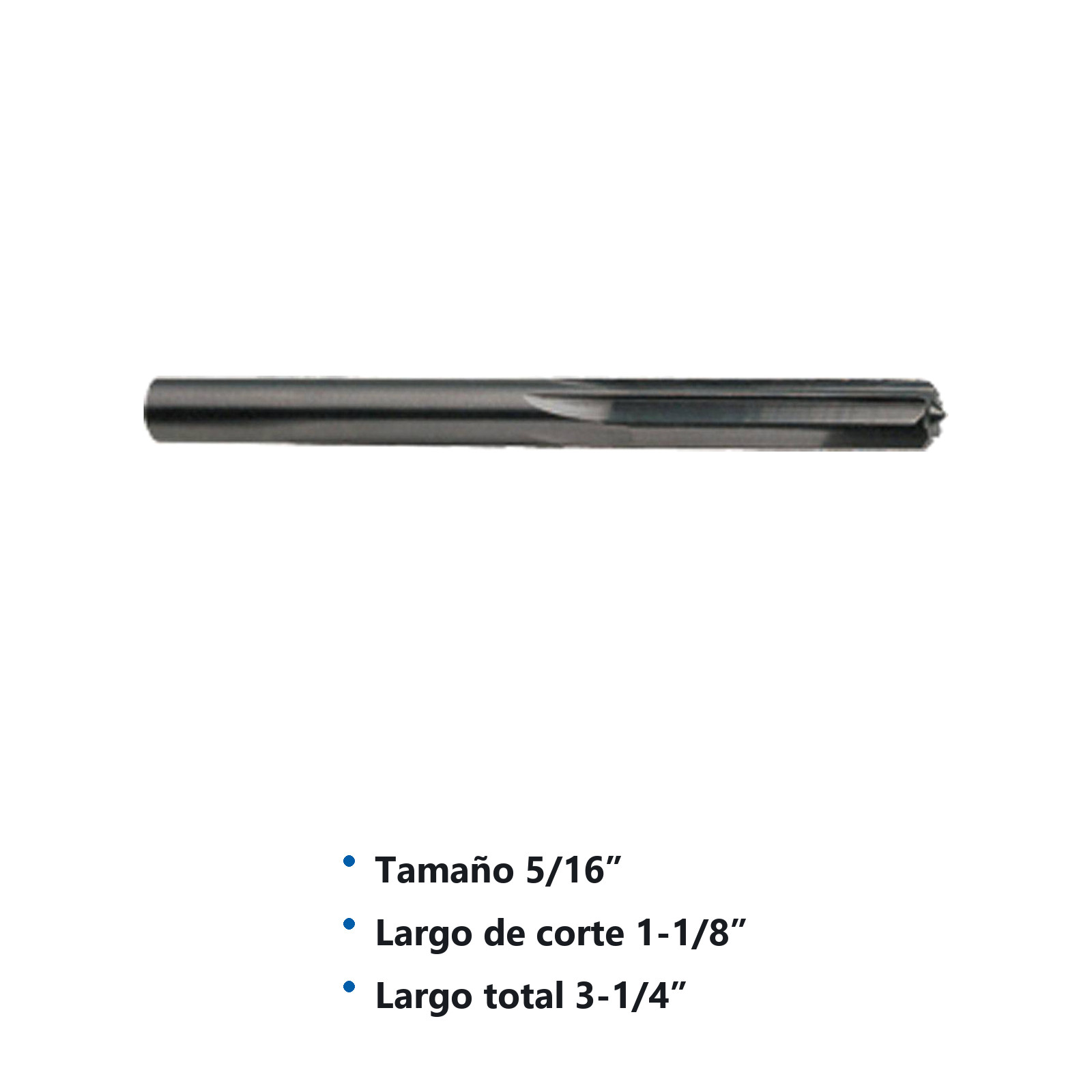 RIMA RECTA CARBURO 5/16" S/REC - Imagen 2
