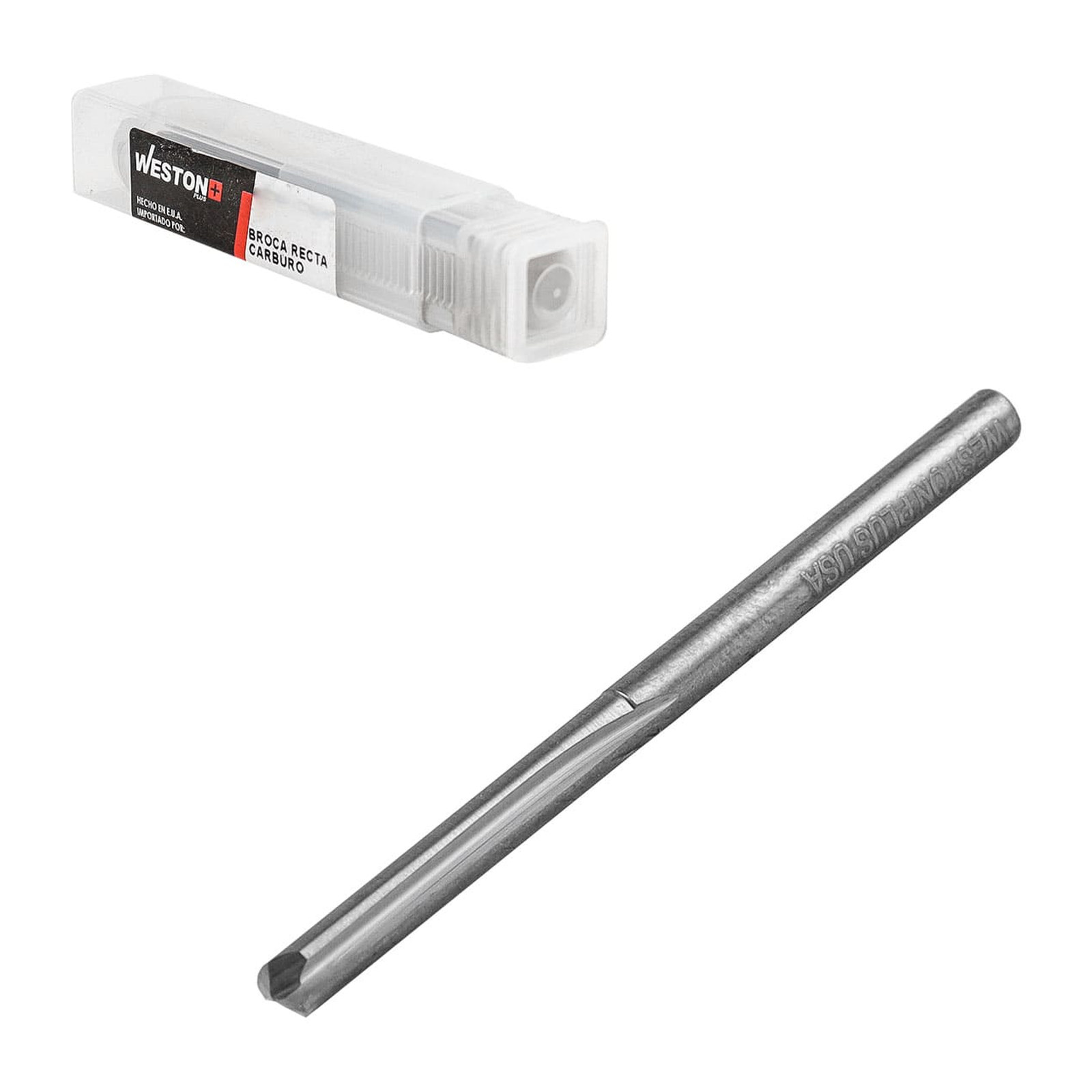 Broca Flauta Recta de Carburo Sólido 3.0 mm Zanco Recto Weston Plus