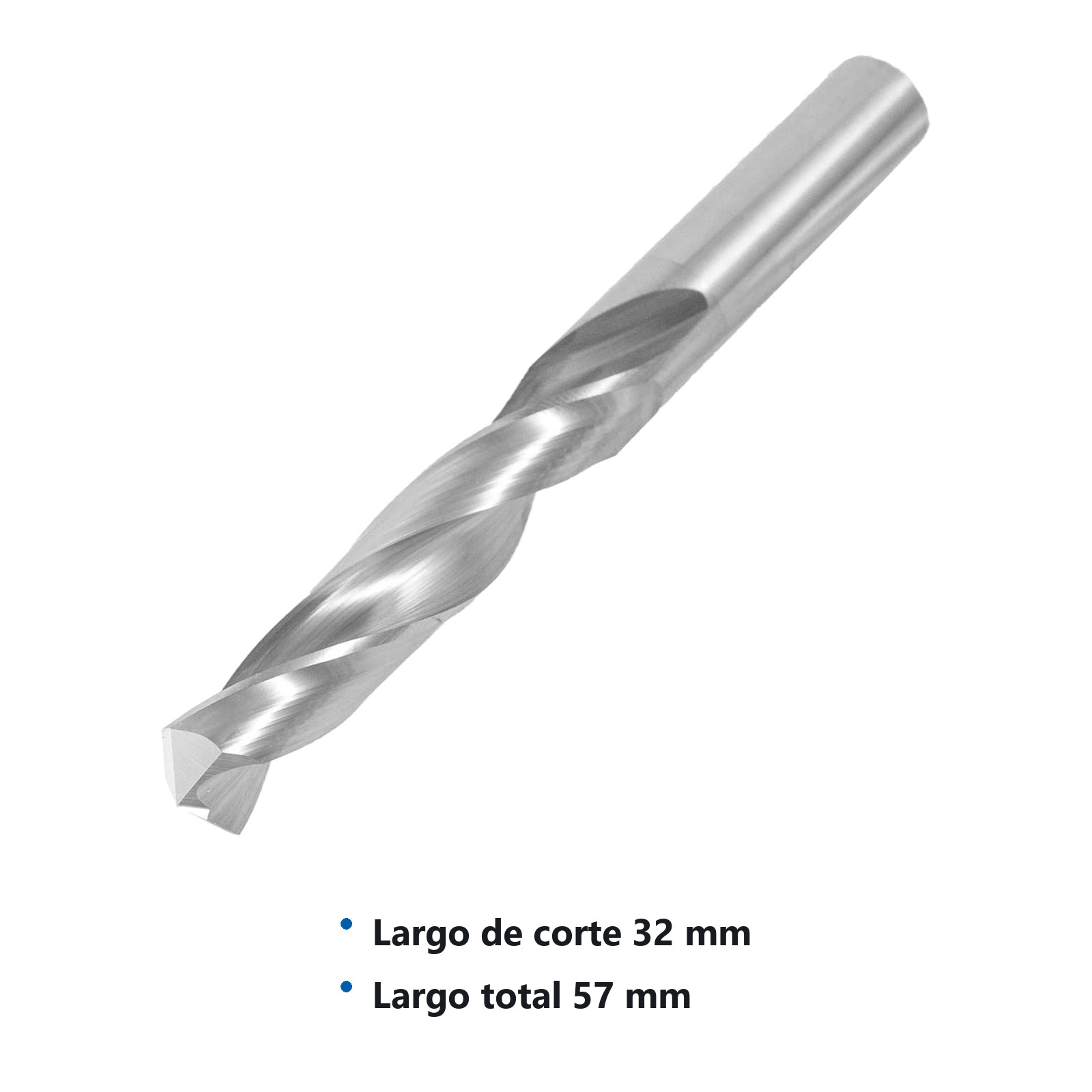 BROCA ESPIRAL CARBURO 3.0MM ZANCO RECTO - Imagen 3