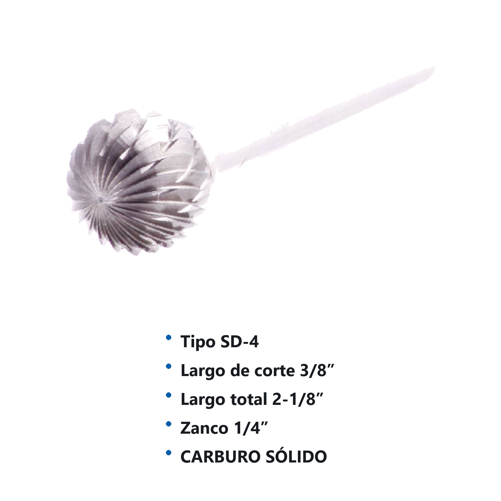 LIMA ROTATIVA SD-4 7/16" DOBLE CORTE - Imagen 2
