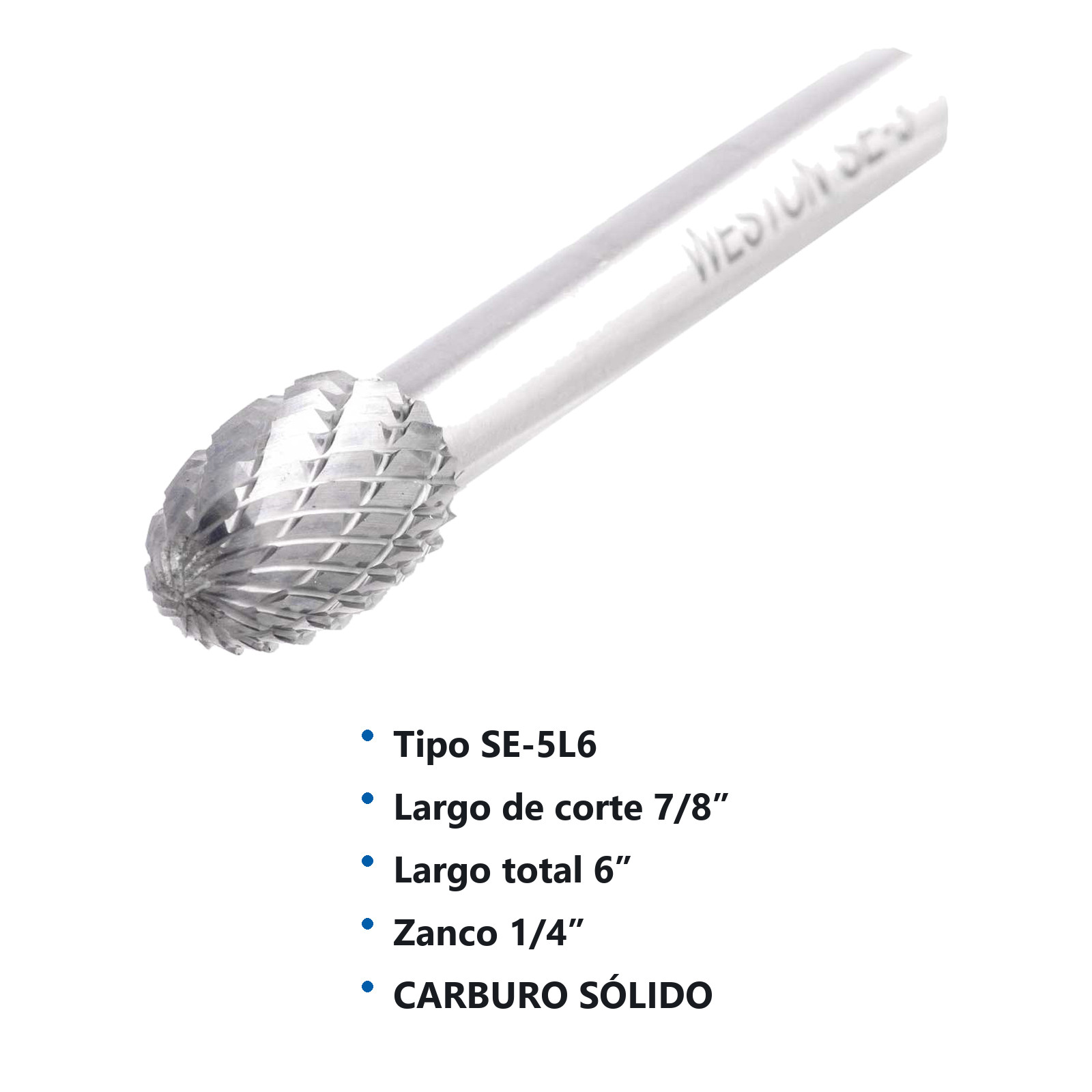 LIMA ROTATIVA SE-5 1/2"X6" DOBLE CORTE - Imagen 2