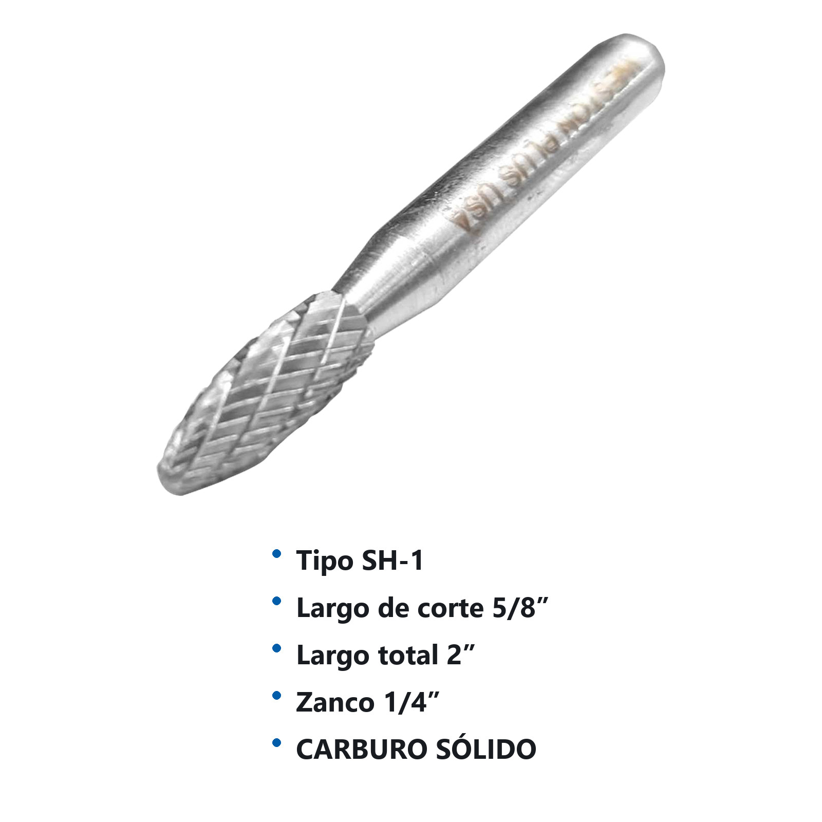 LIMA ROTATIVA SH-1 1/4" DOBLE CORTE - Imagen 2