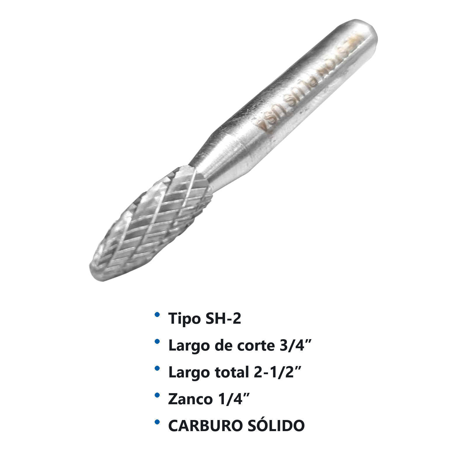LIMA ROTATIVA SH-2 5/16" DOBLE CORTE - Imagen 2