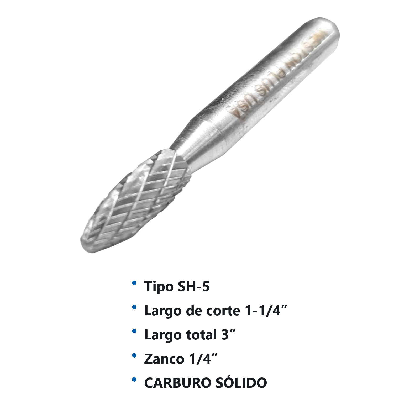 LIMA ROTATIVA SH-5 1/2" DOBLE CORTE - Imagen 2