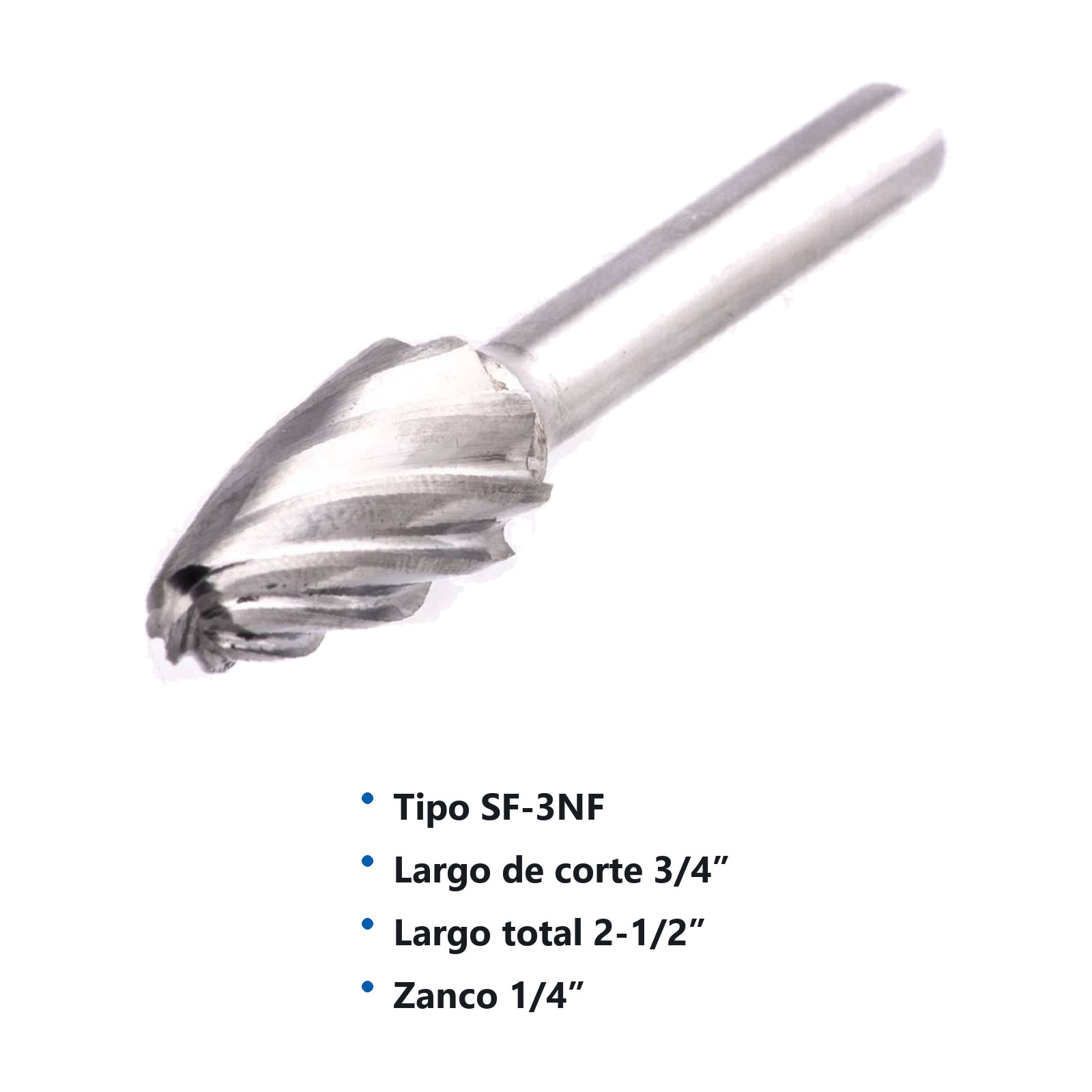 LIMA ROTATIVA SF-3NF 3/8" P/ALUMINIO - Imagen 2