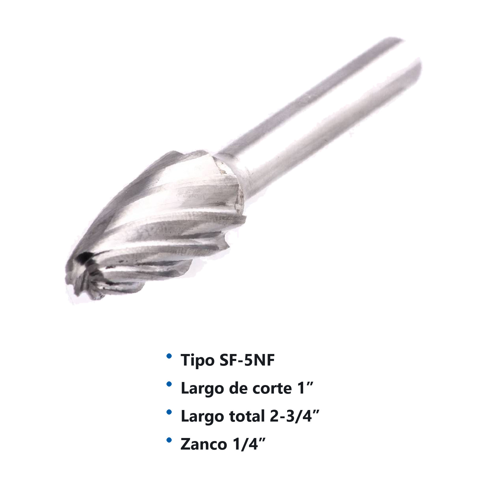 LIMA ROTATIVA SF-5NF 1/2" P/ALUMINIO - Imagen 2