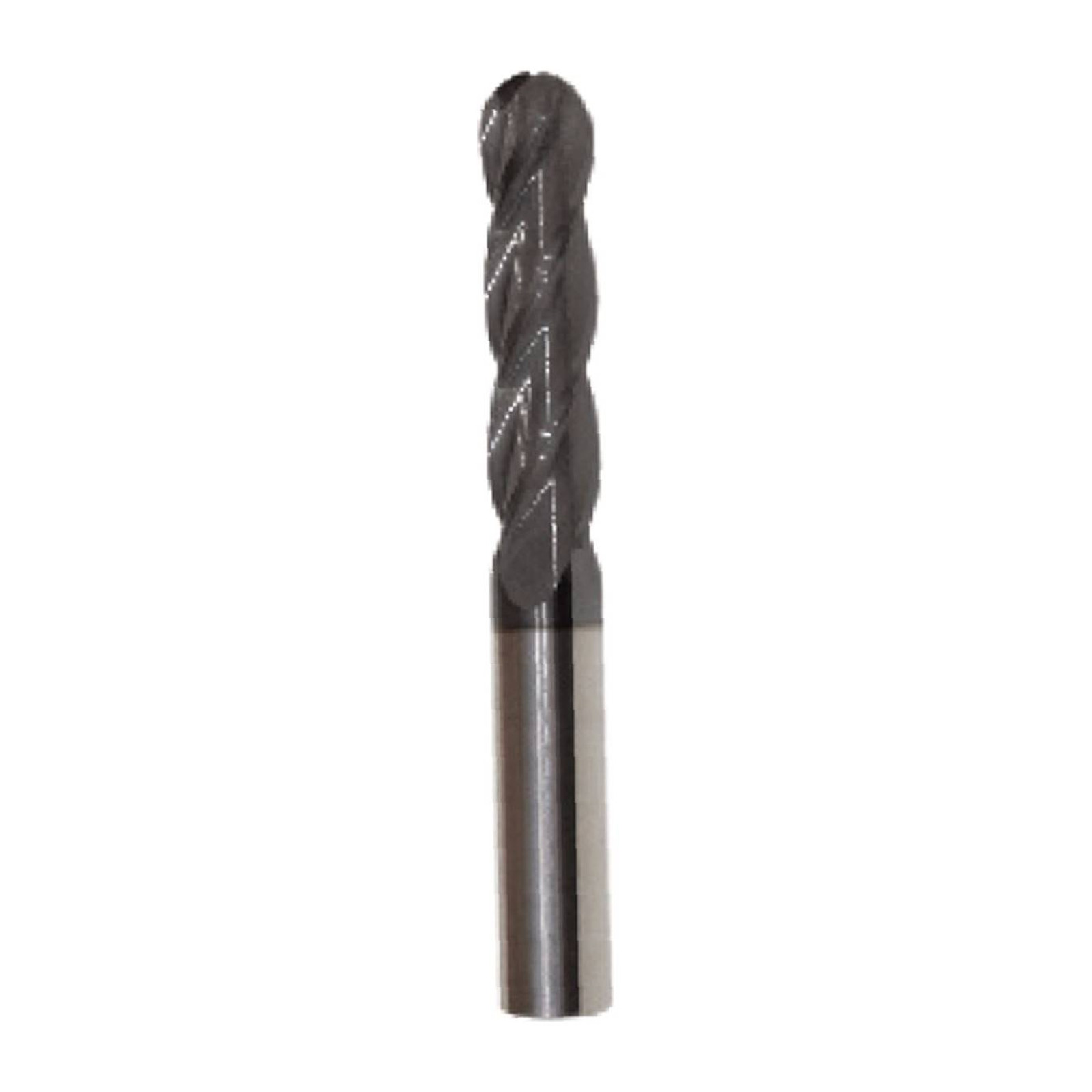 Cortador Vertical de Bola 1/8" x 3" 4 Flautas Recubrimiento AlTiN Extra Largo Weston Plus