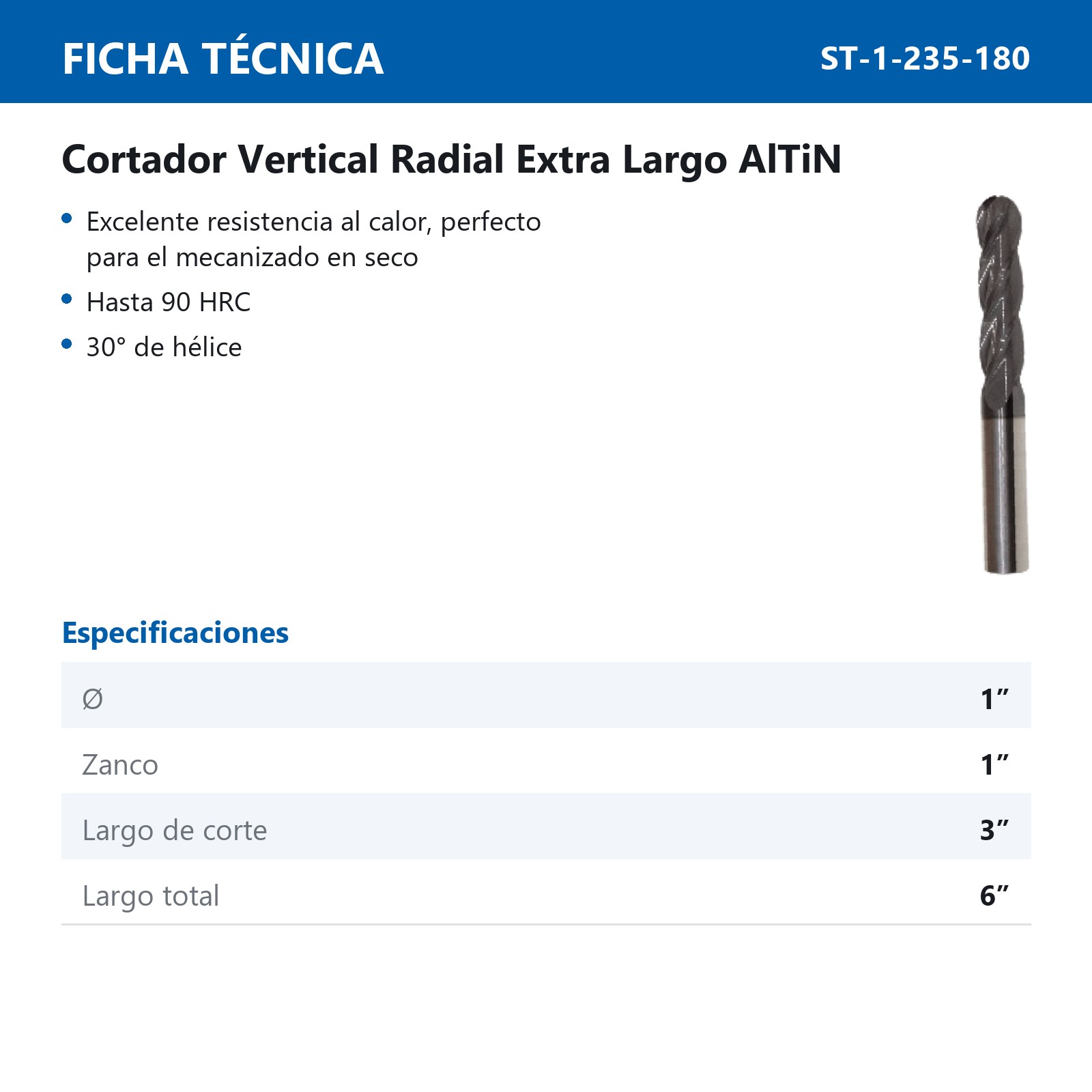 CORT.VERT.BOLA 1 X 6 ALTIN E.LGO. - Imagen 2