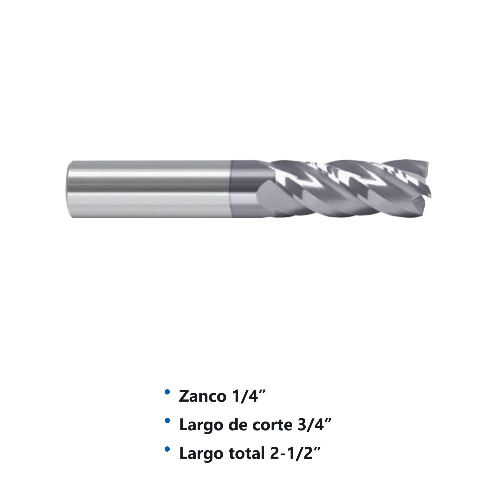 CORTADOR VERT CARBURO 1/4"4F C/REC ALTICRN - Imagen 2