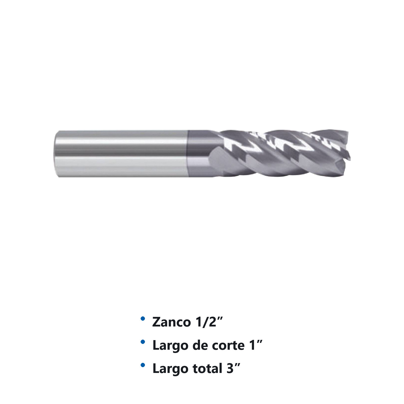 CORTADOR VERT CARBURO 1/2"4F C/REC ALTICRN - Imagen 2