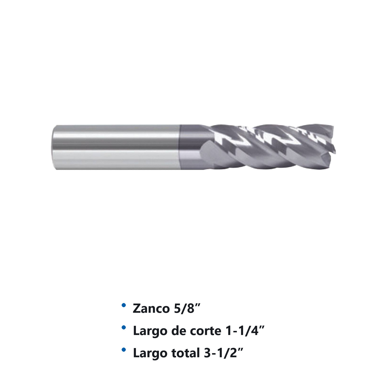 CORTADOR VERT CARBURO 5/8"4F C/REC ALTICRN - Imagen 2