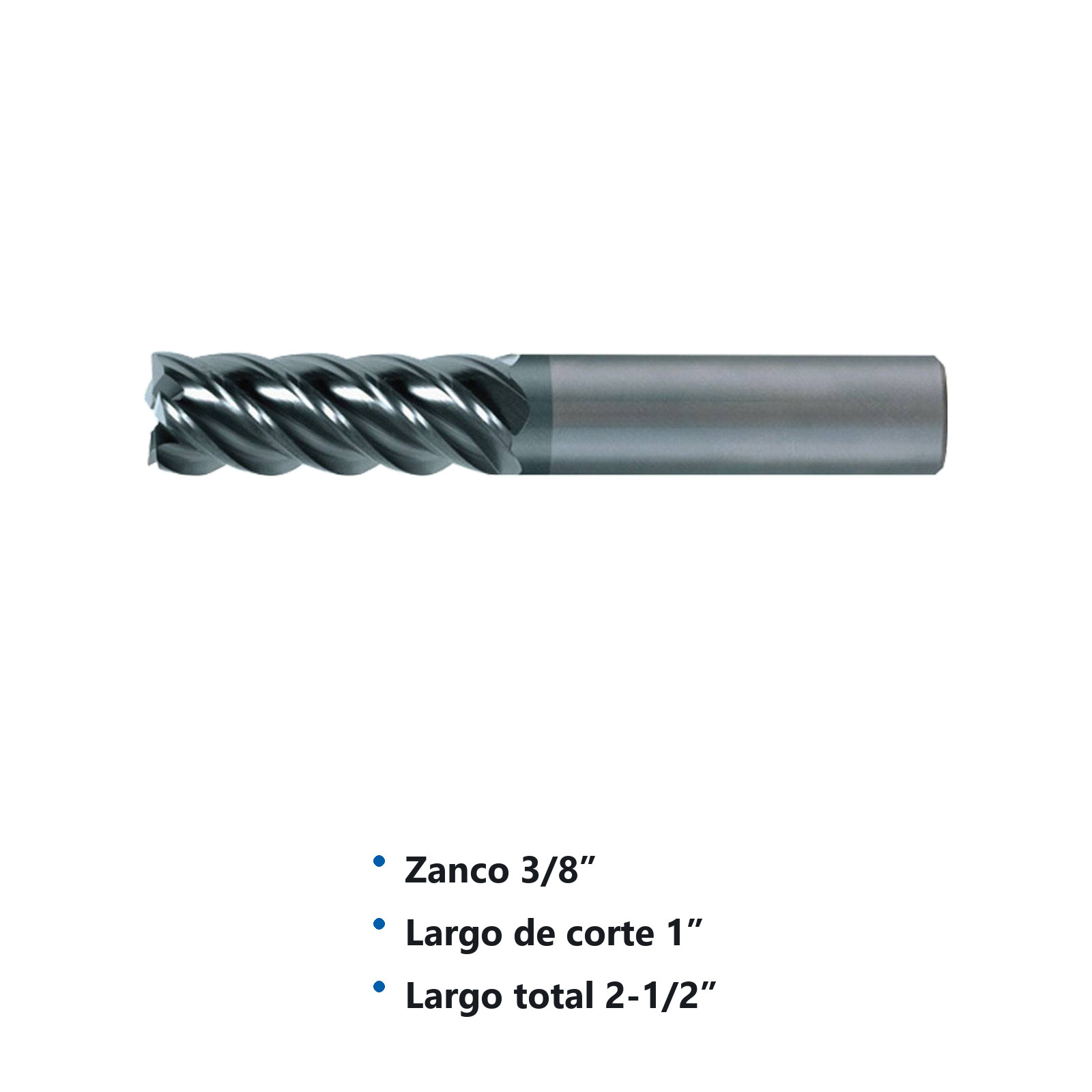 CORTADOR VERT ALTO REND 3/8" 6F NACRO - Imagen 2