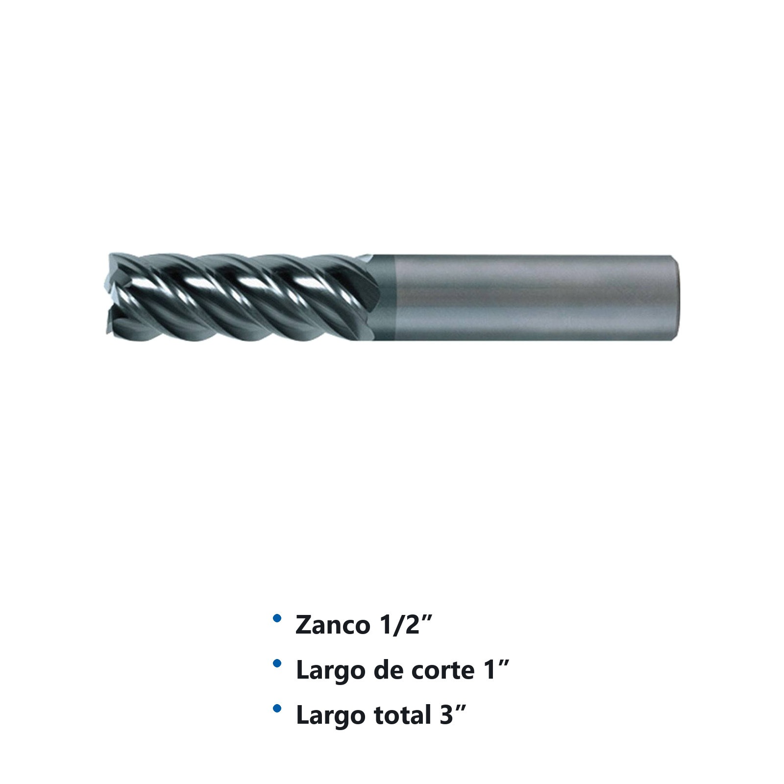 CORTADOR VERT ALTO REND 1/2" 6F NACRO - Imagen 2
