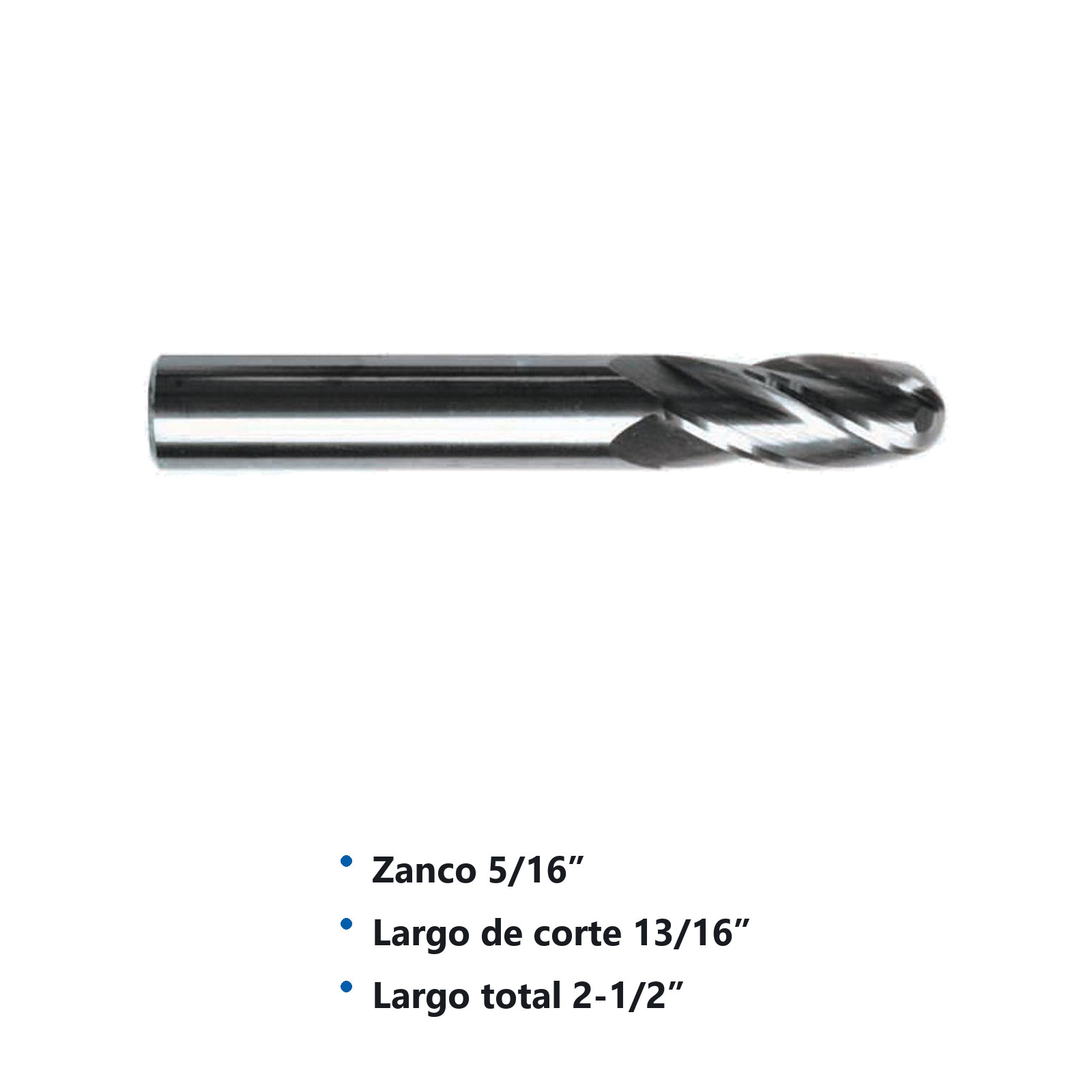 CORT. VERT. RADIAL CARBURO 5/16 X 5/16" 4F - Imagen 2