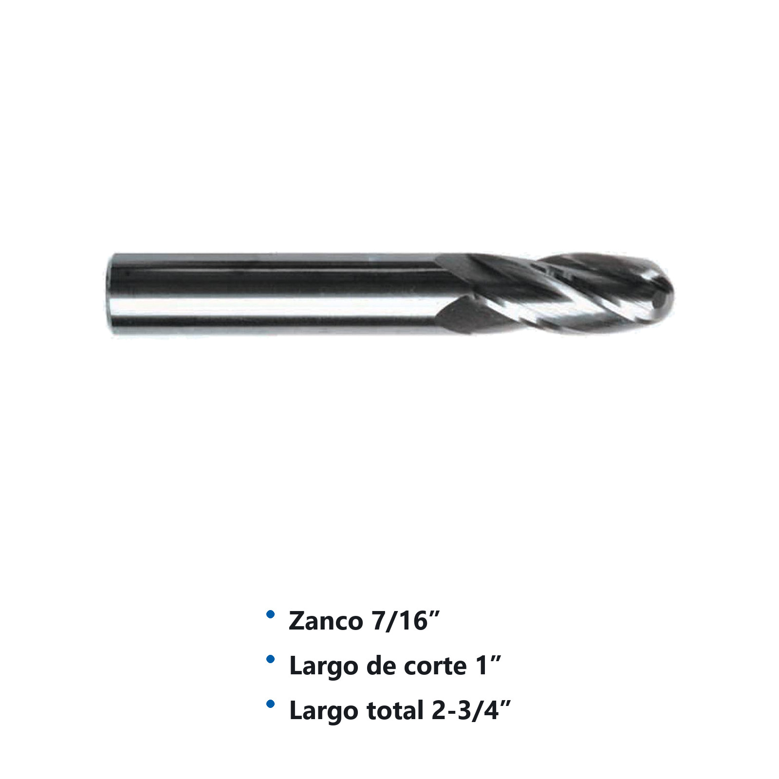 CORT. VERT. RADIAL CARBURO 7/16 X 7/16" 4F - Imagen 2