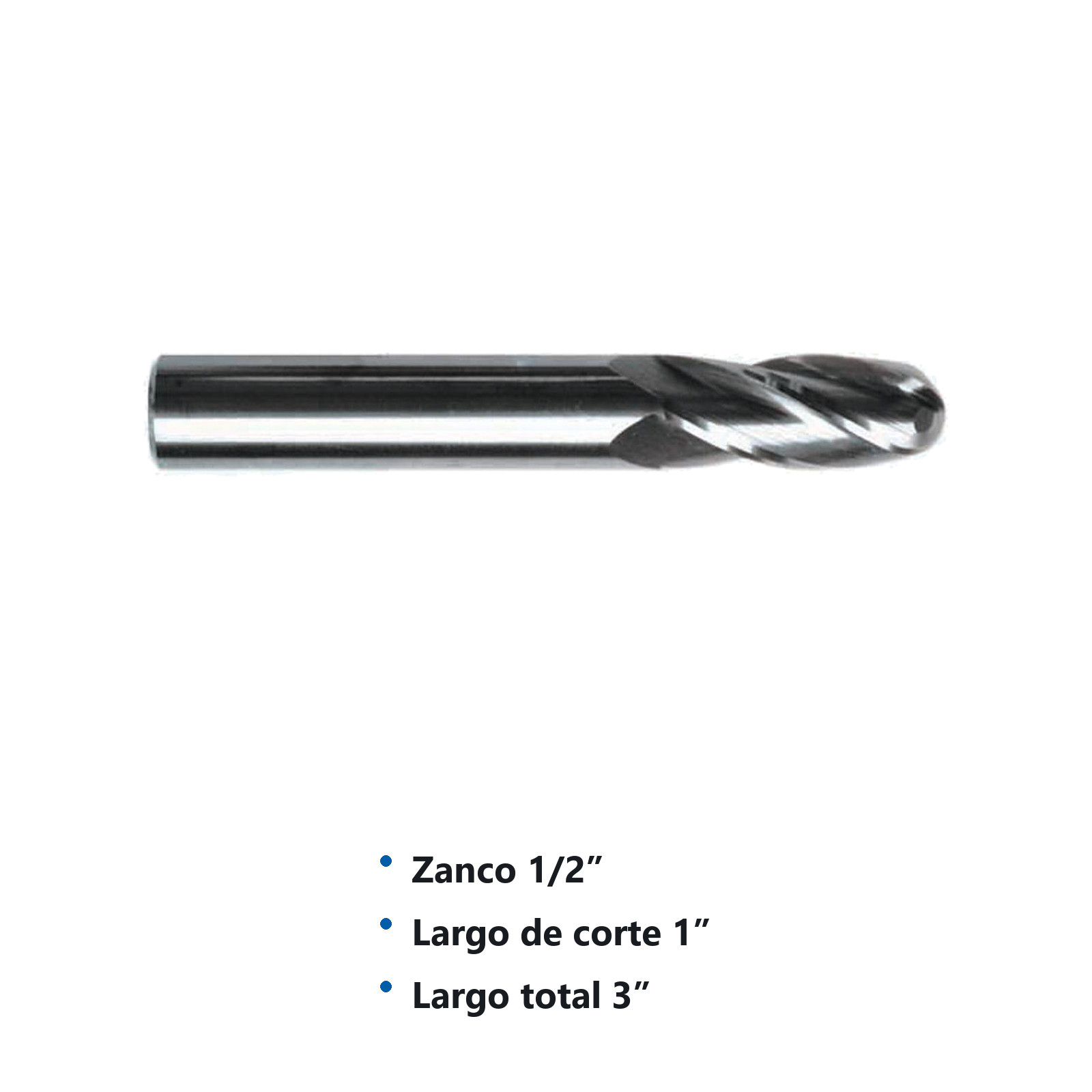 CORT. VERT. RADIAL CARBURO 1/2 X 1/2" 4F - Imagen 2