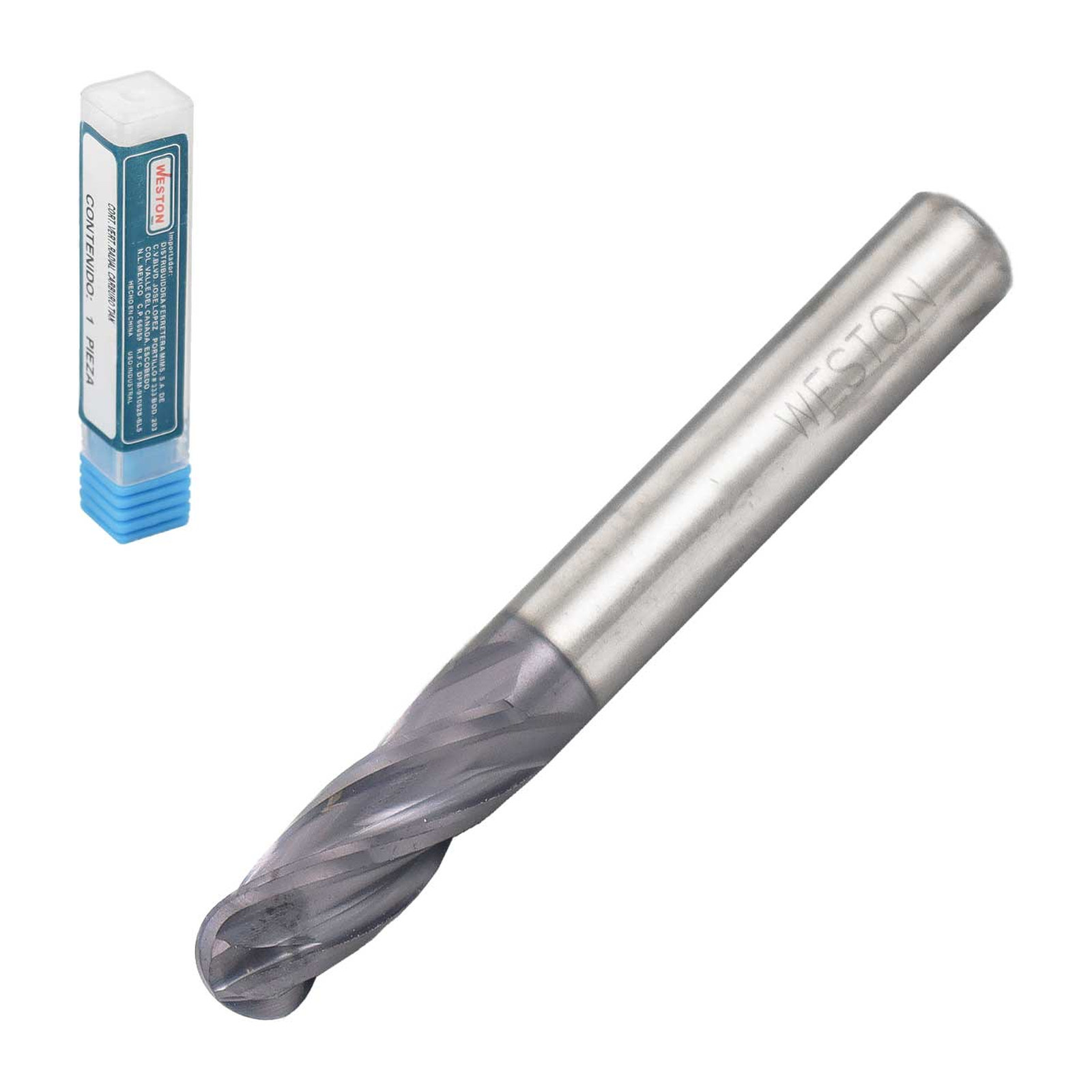 Cortador Vertical Radial de Carburo con Recubrimiento TiAlN 5/16 x 5/16 4 Flautas Weston
