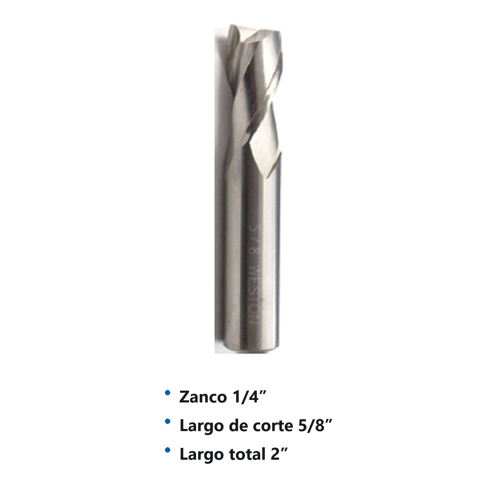 CORTADOR VERT. CARBURO 1/4 X 1/4" 2F - Imagen 2