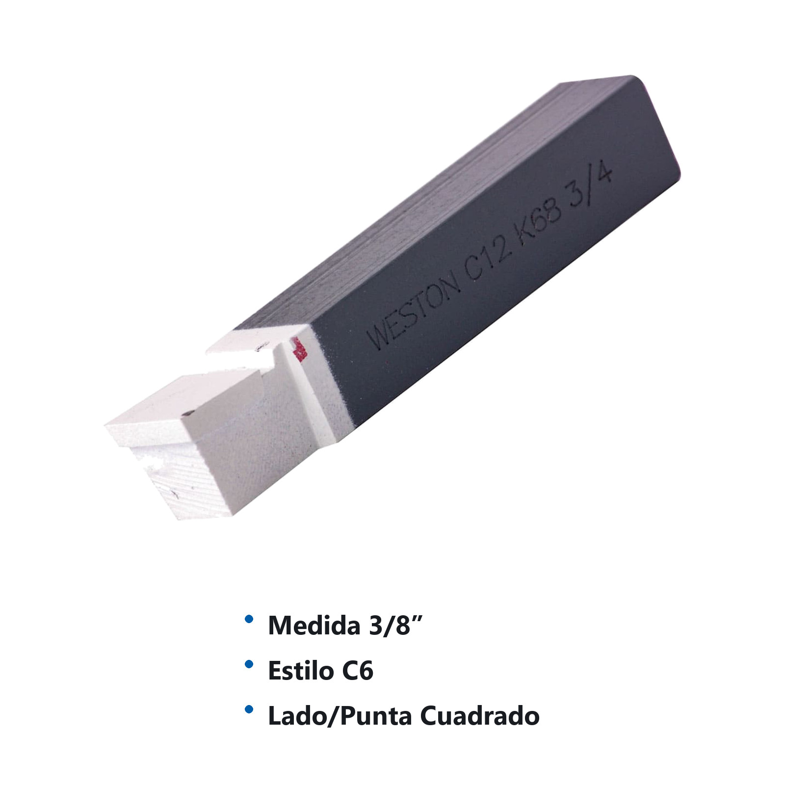 BURIL CALZADO C6 K68 3/8" CUADRADO - Imagen 2