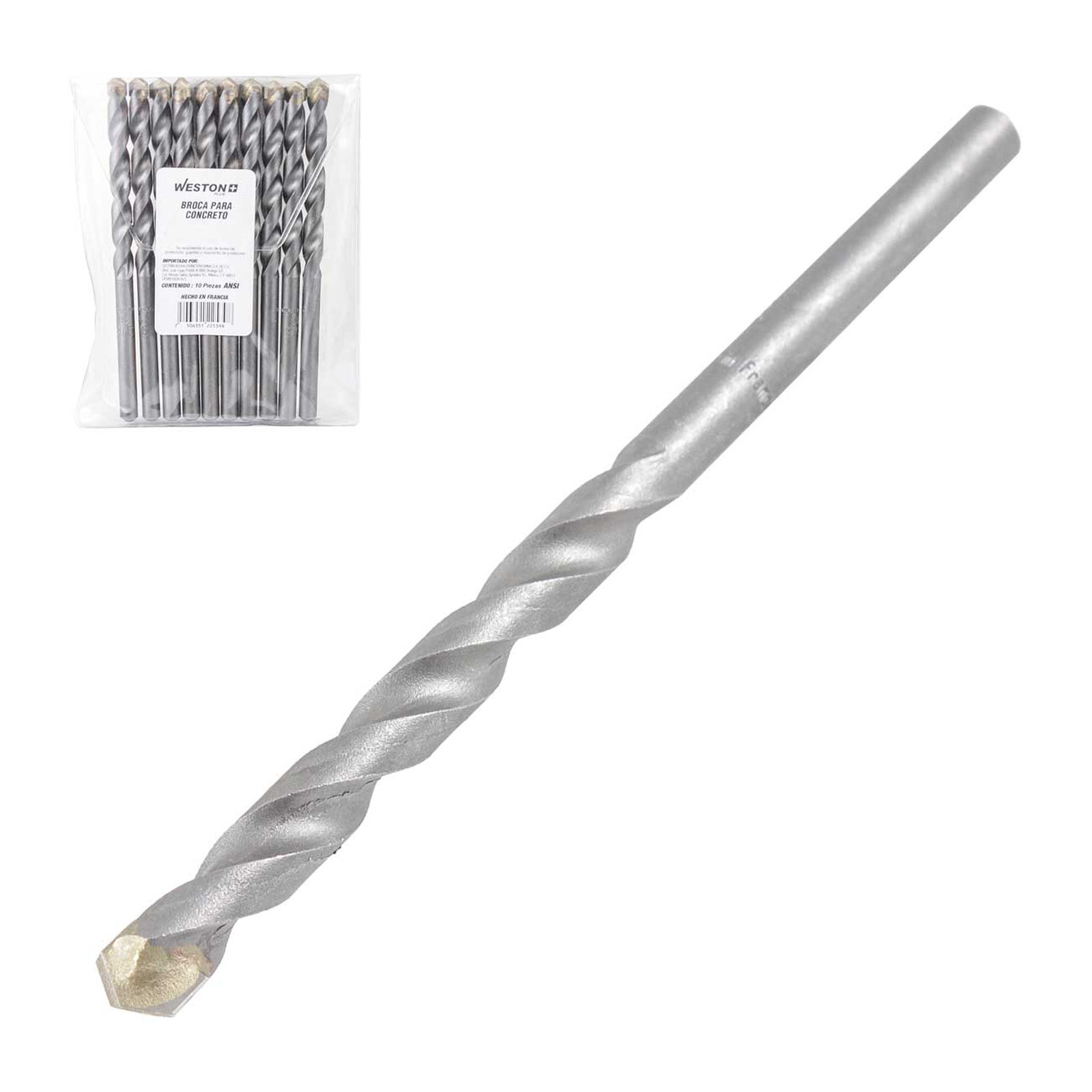 Broca para Concreto Weston Plus 5/32" x 3"