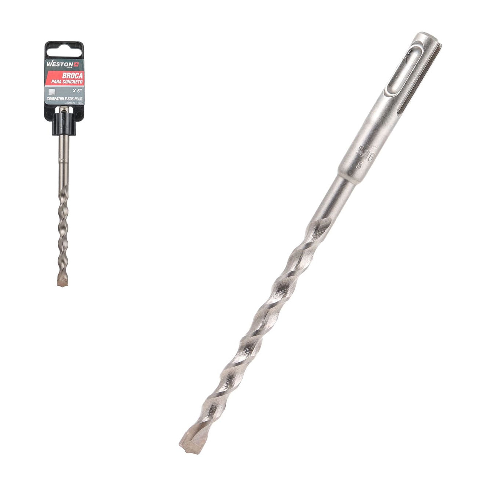 Broca para Concreto Zanco SDS Plus 5/16" x 6" Weston Plus
