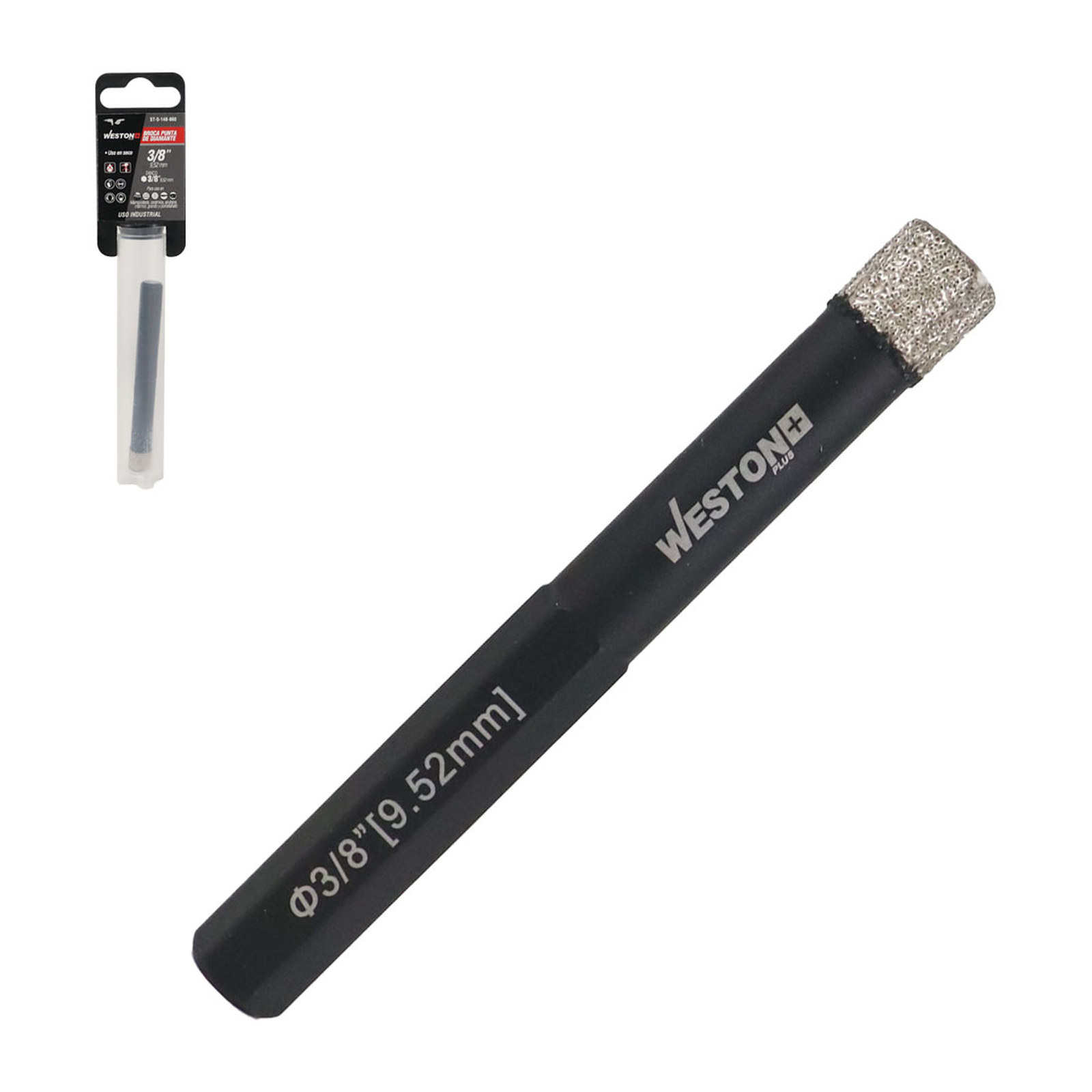 Broca de Diamante Weston Plus 3/8"