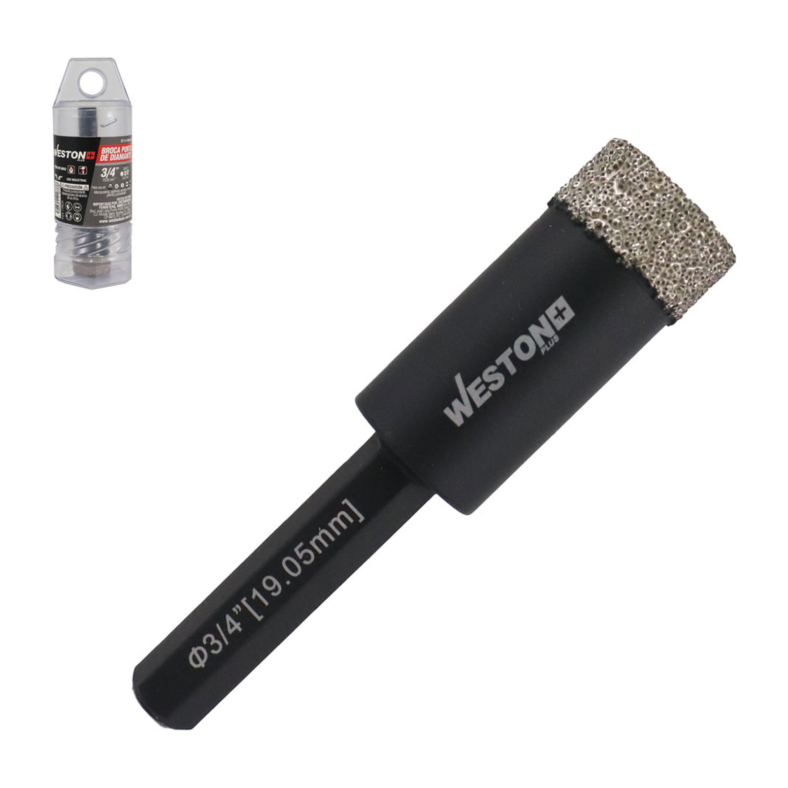 Broca de Diamante Weston Plus 3/4"