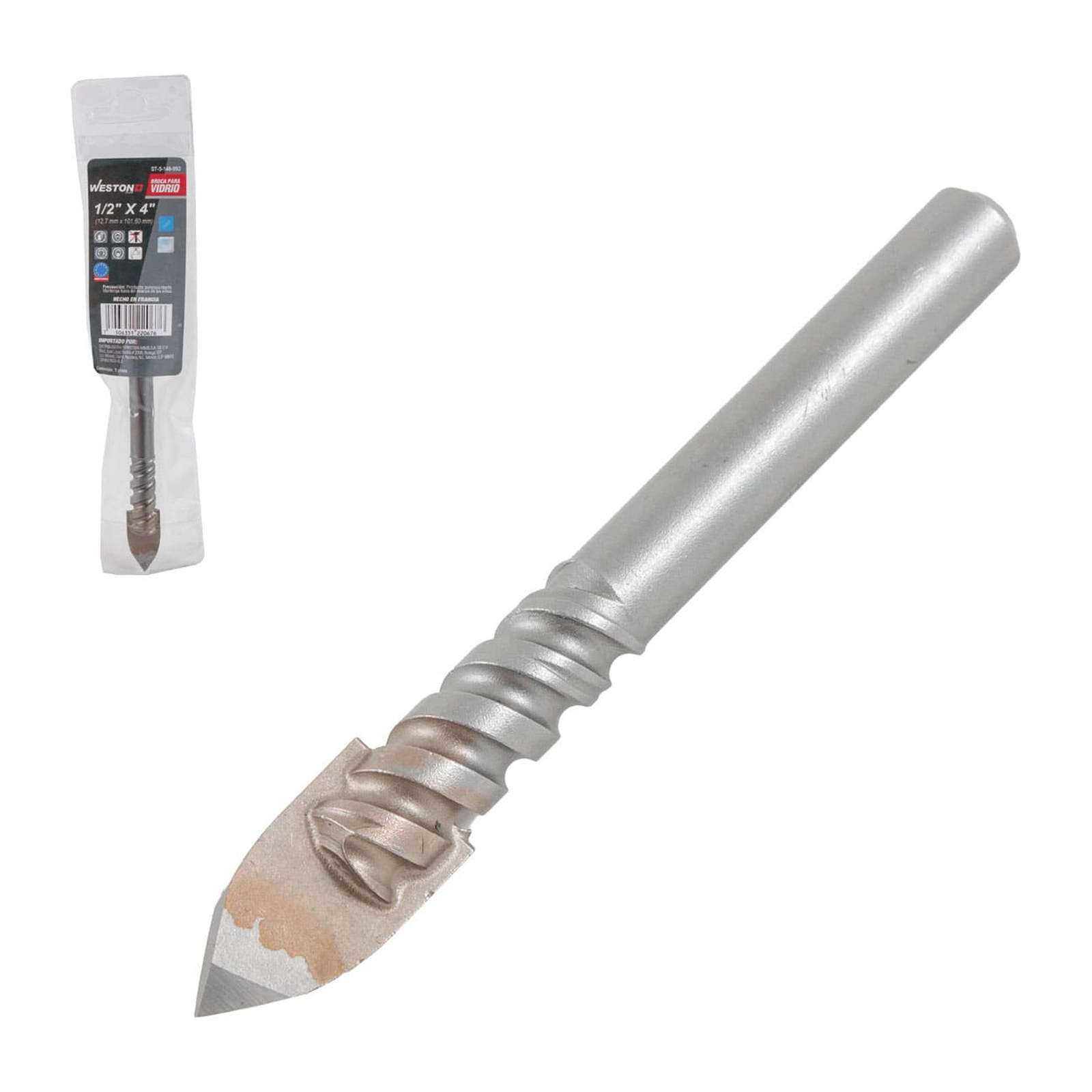 Broca para Vidrio y Cerámica 1/8" Weston Plus