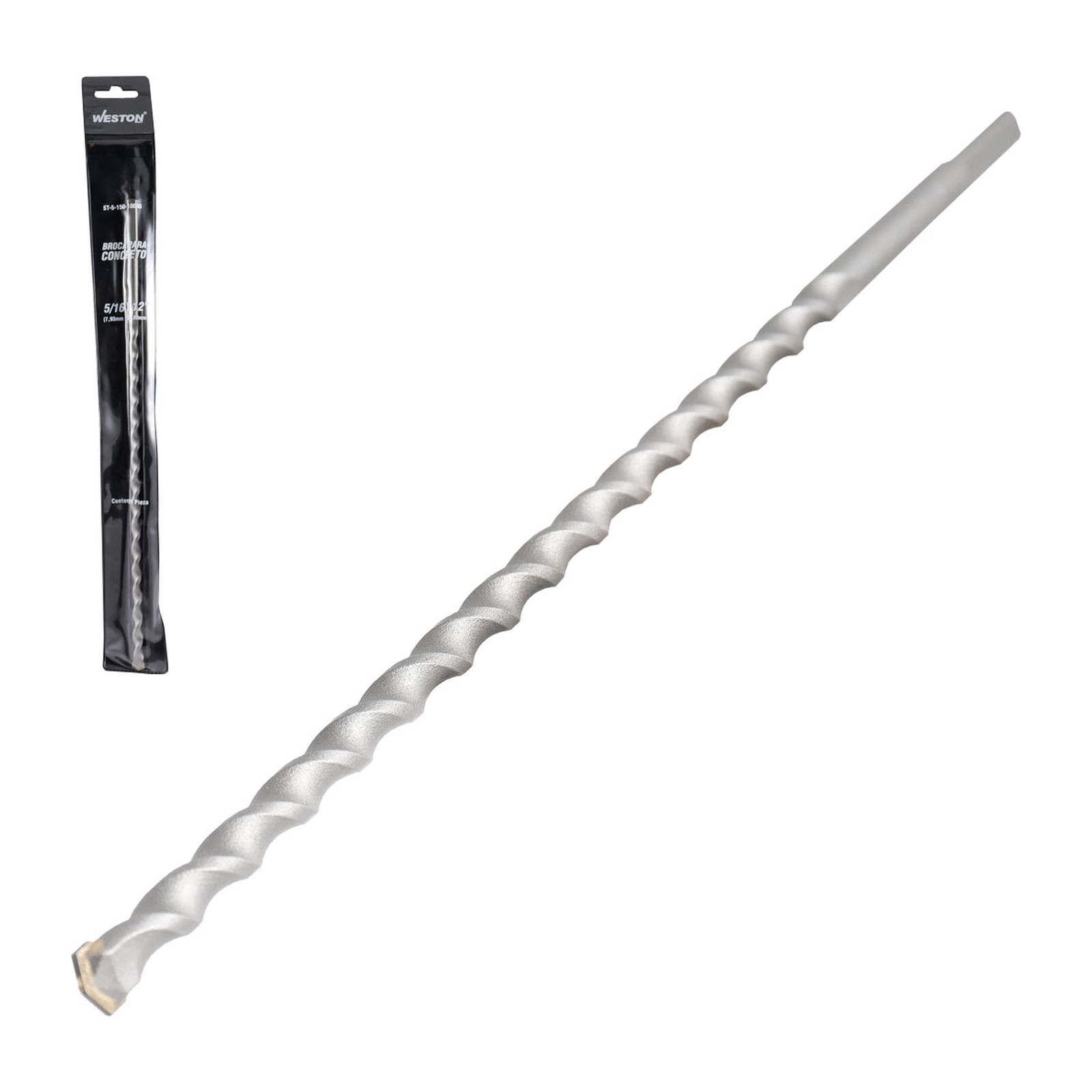 Broca para Concreto WESTON 5/16" x 12" - Paquete de 2 Piezas
