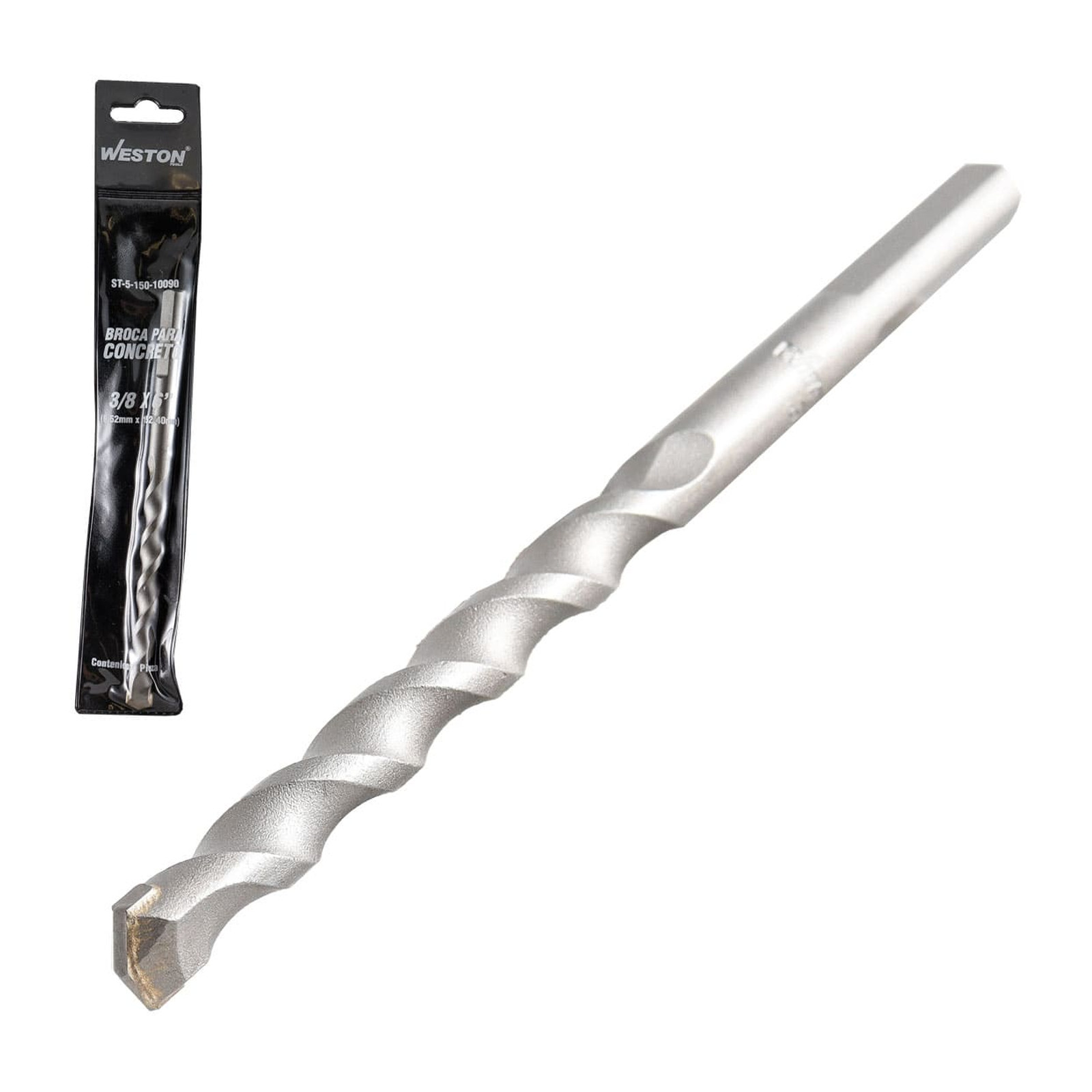 Broca para Concreto 3/8" x 6" Weston (Paquete de 10 piezas)