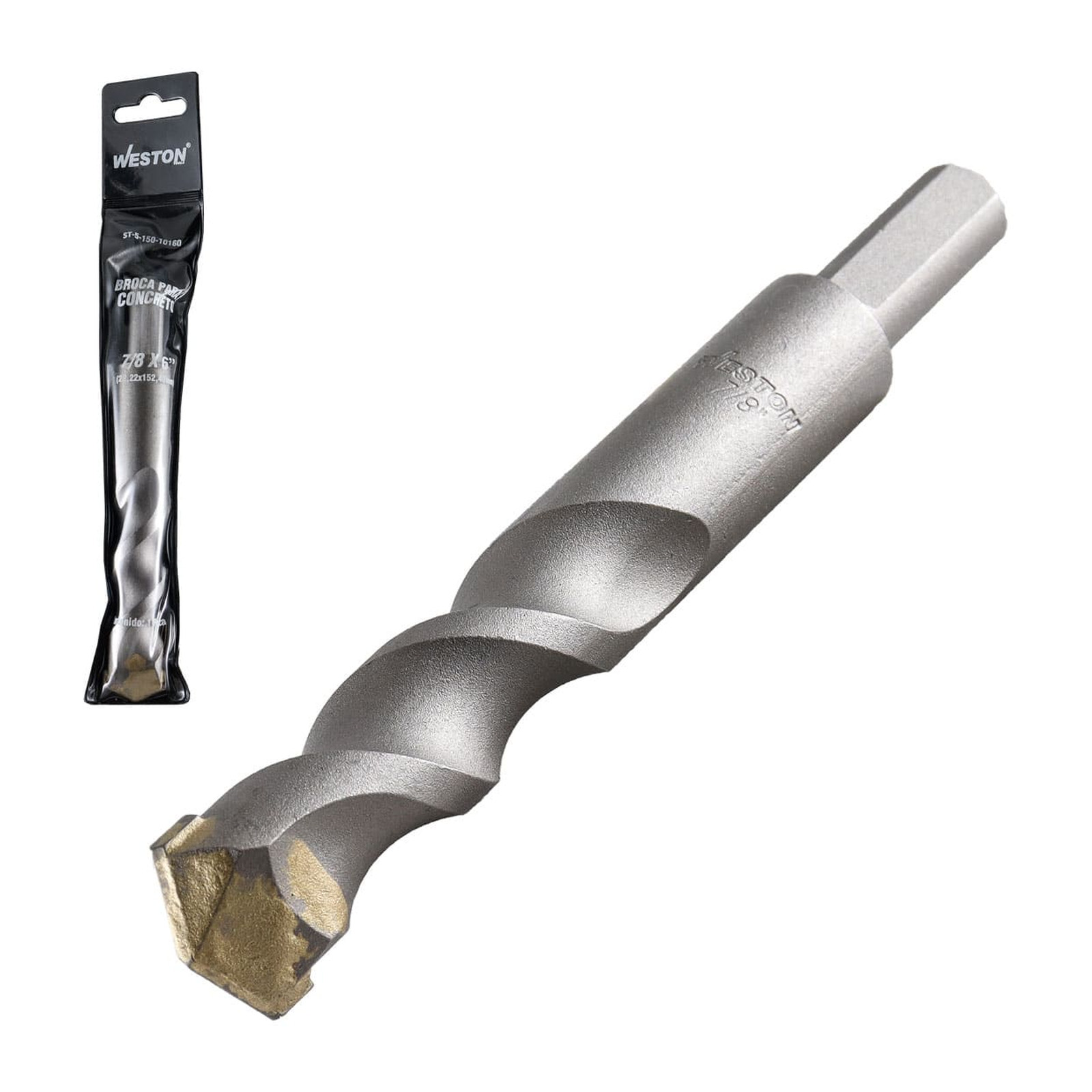 Broca para Concreto WESTON 7/8" x 6" (2 piezas)