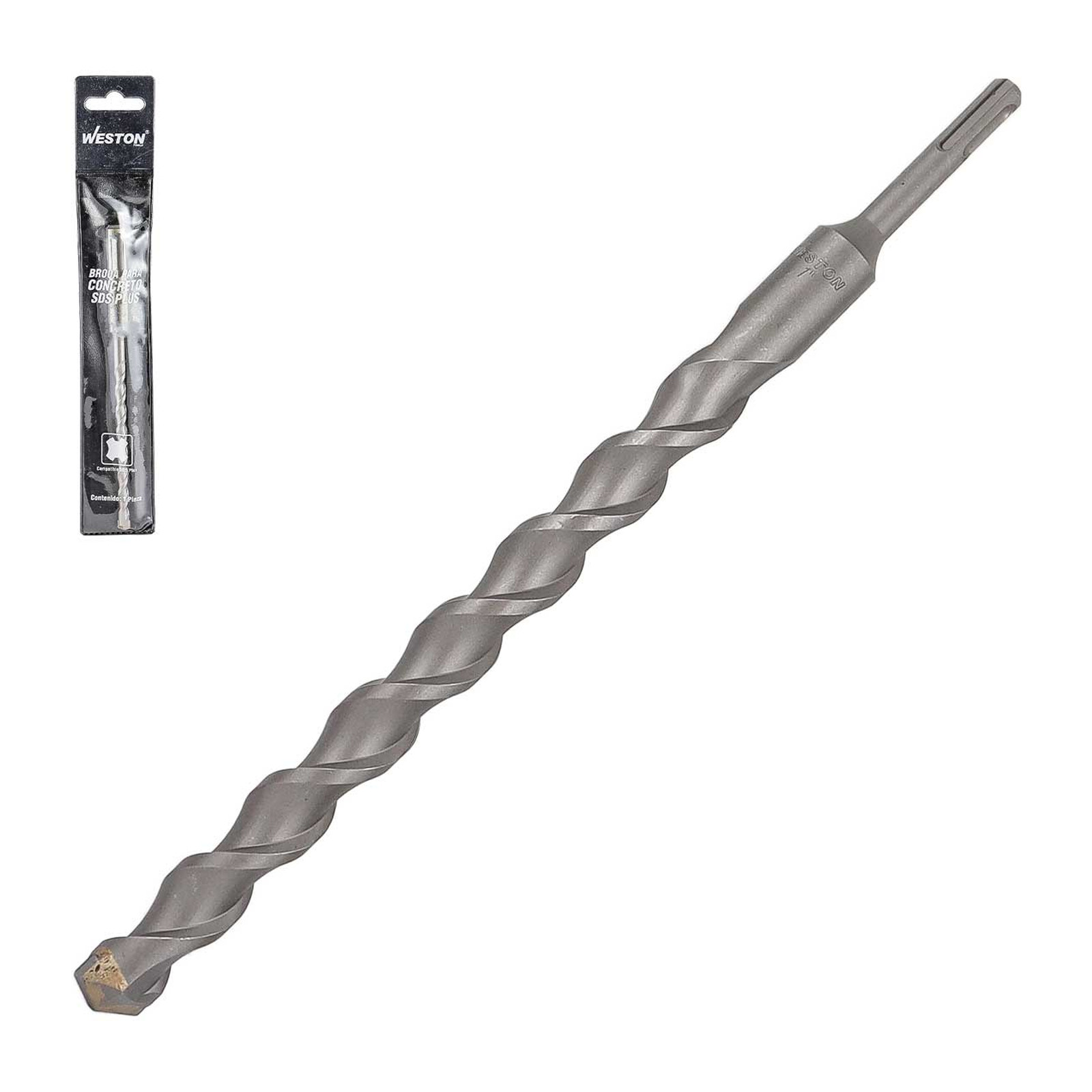 Broca para Concreto SDS 1/4" x 4" Weston (Paquete de 10 piezas)