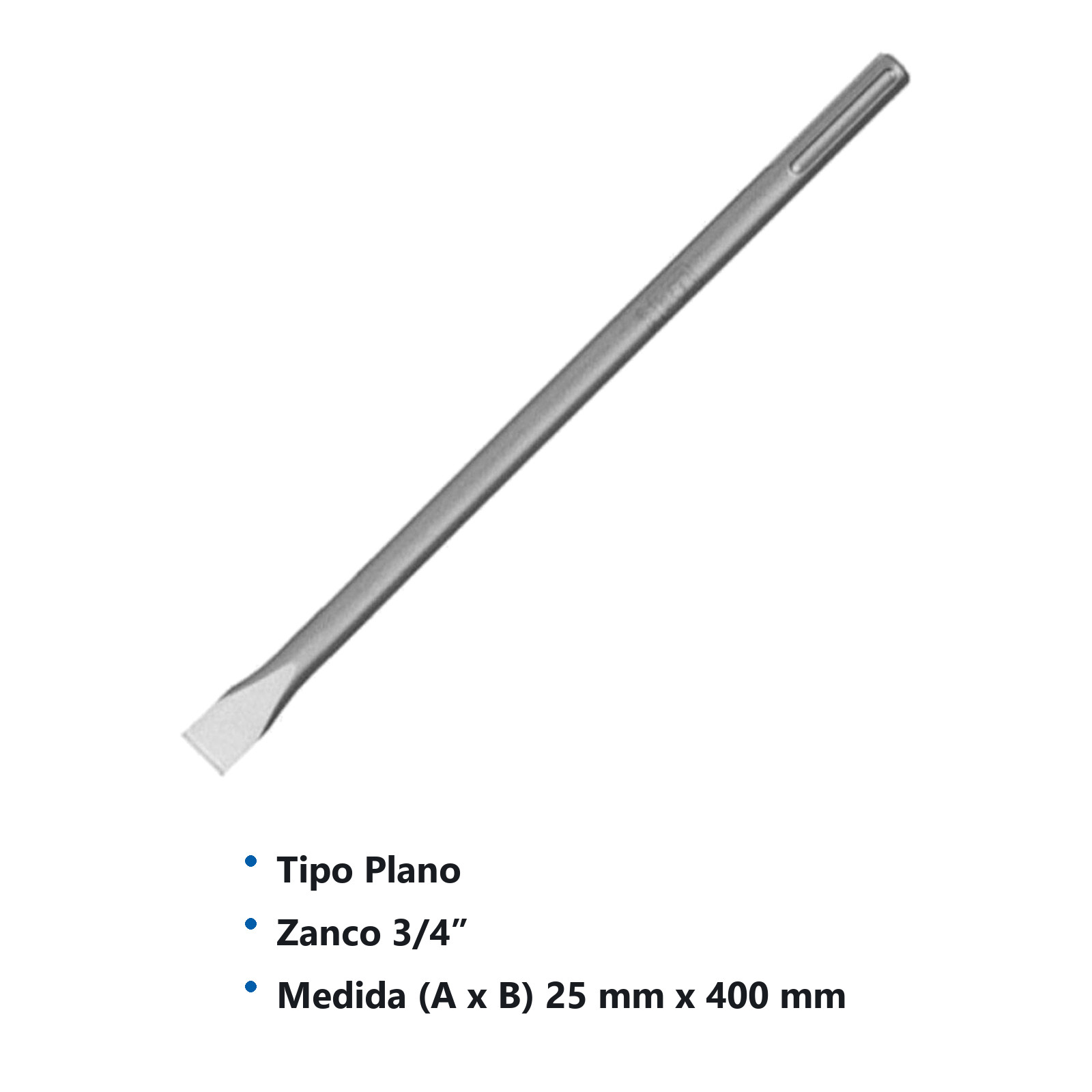 CINCEL SDS MAX PLANO 400X25MM - Imagen 2