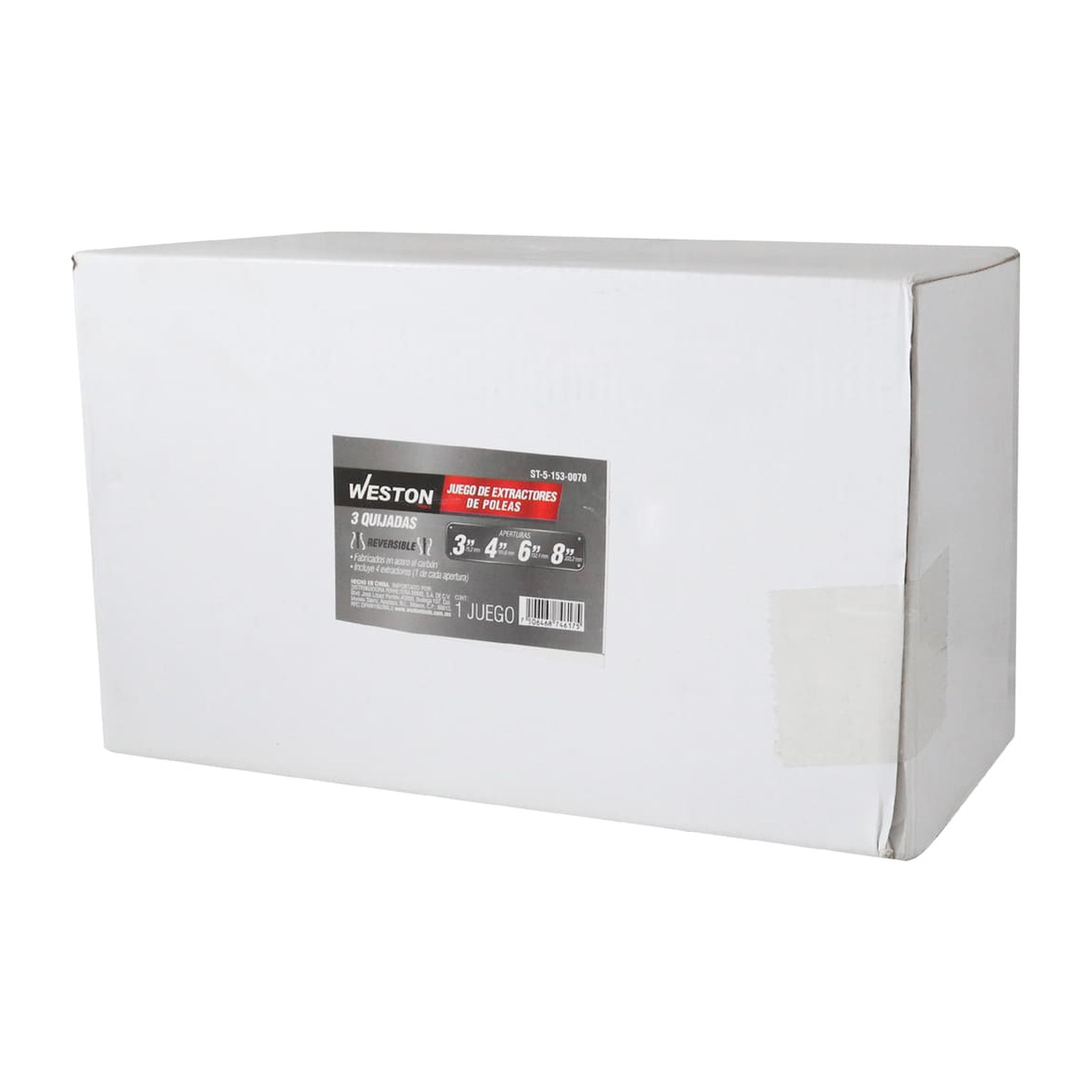 JGO EXTRACTOR D/POLEAS 3 QUIJADAS 3", 4", 6" Y 8" - Imagen 4