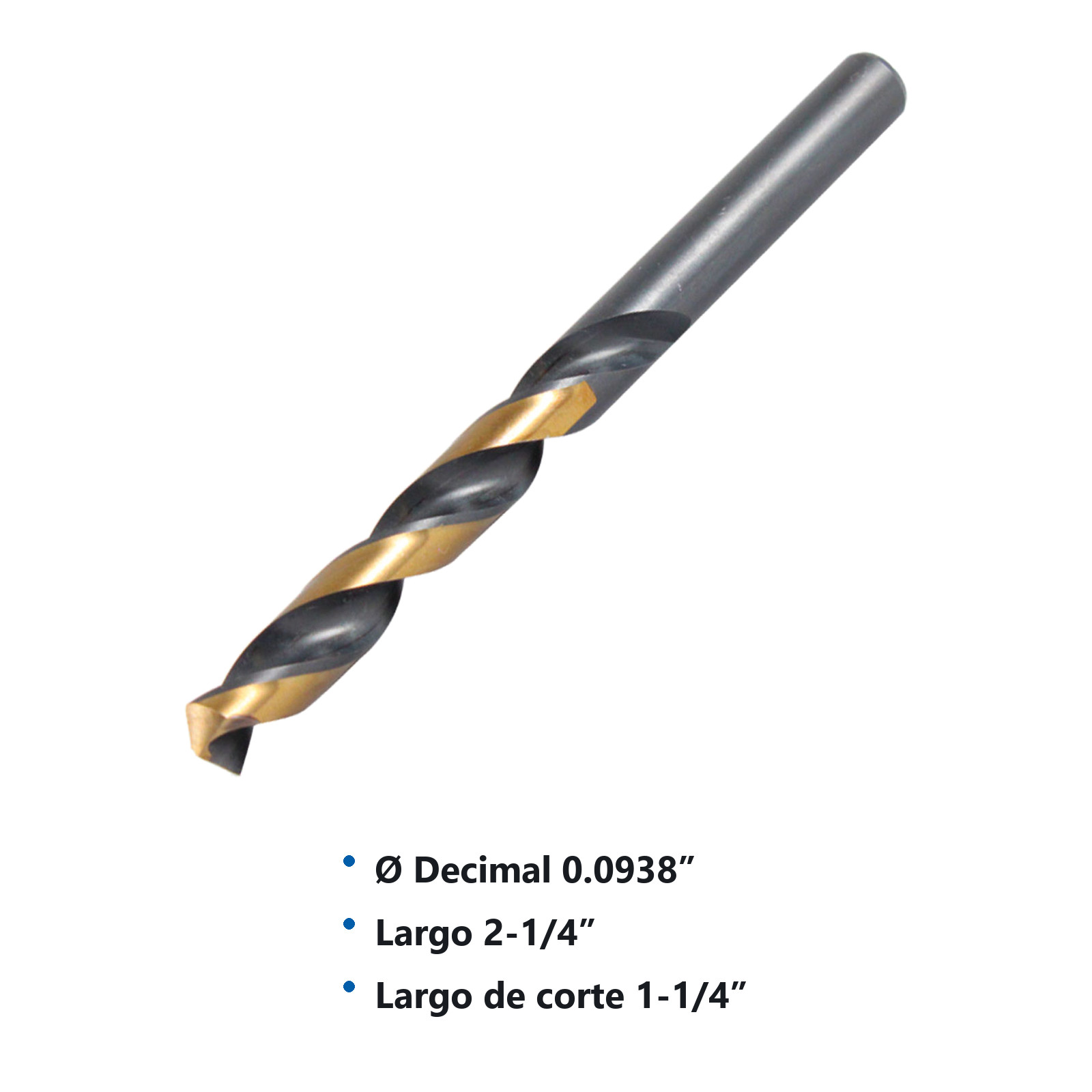 BROCA A.V. 3/32" MIMS (Precio x pieza - Empaque c/10 pzas) - Imagen 4