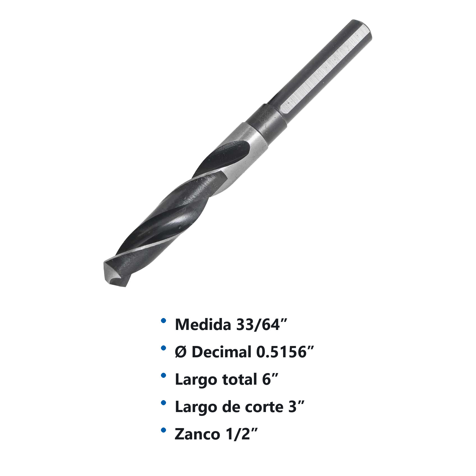 BROCA A.V. ZANCO 1/2" 33/64" - Imagen 4