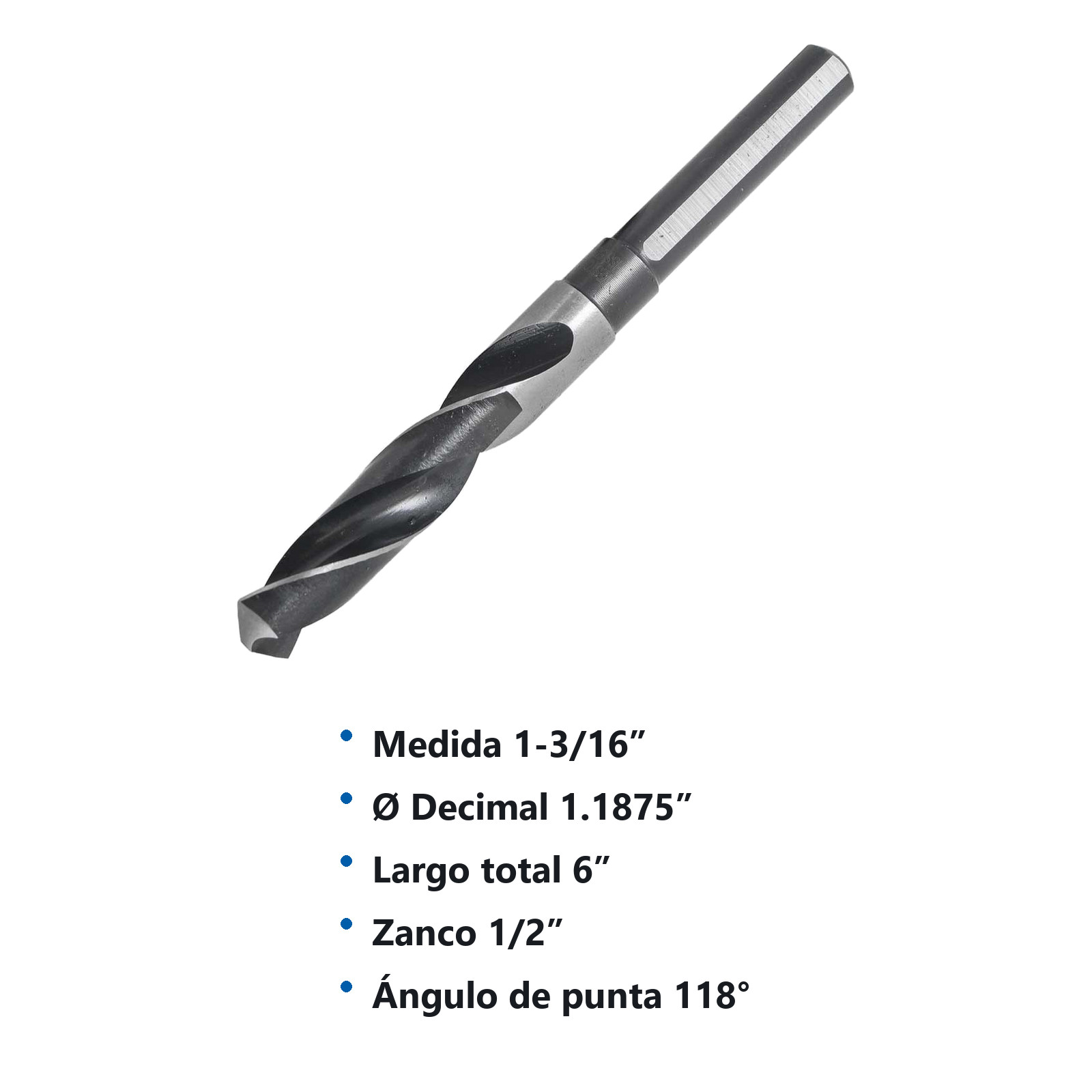 BROCA A.V. ZANCO 1/2" 1-3/16" - Imagen 4