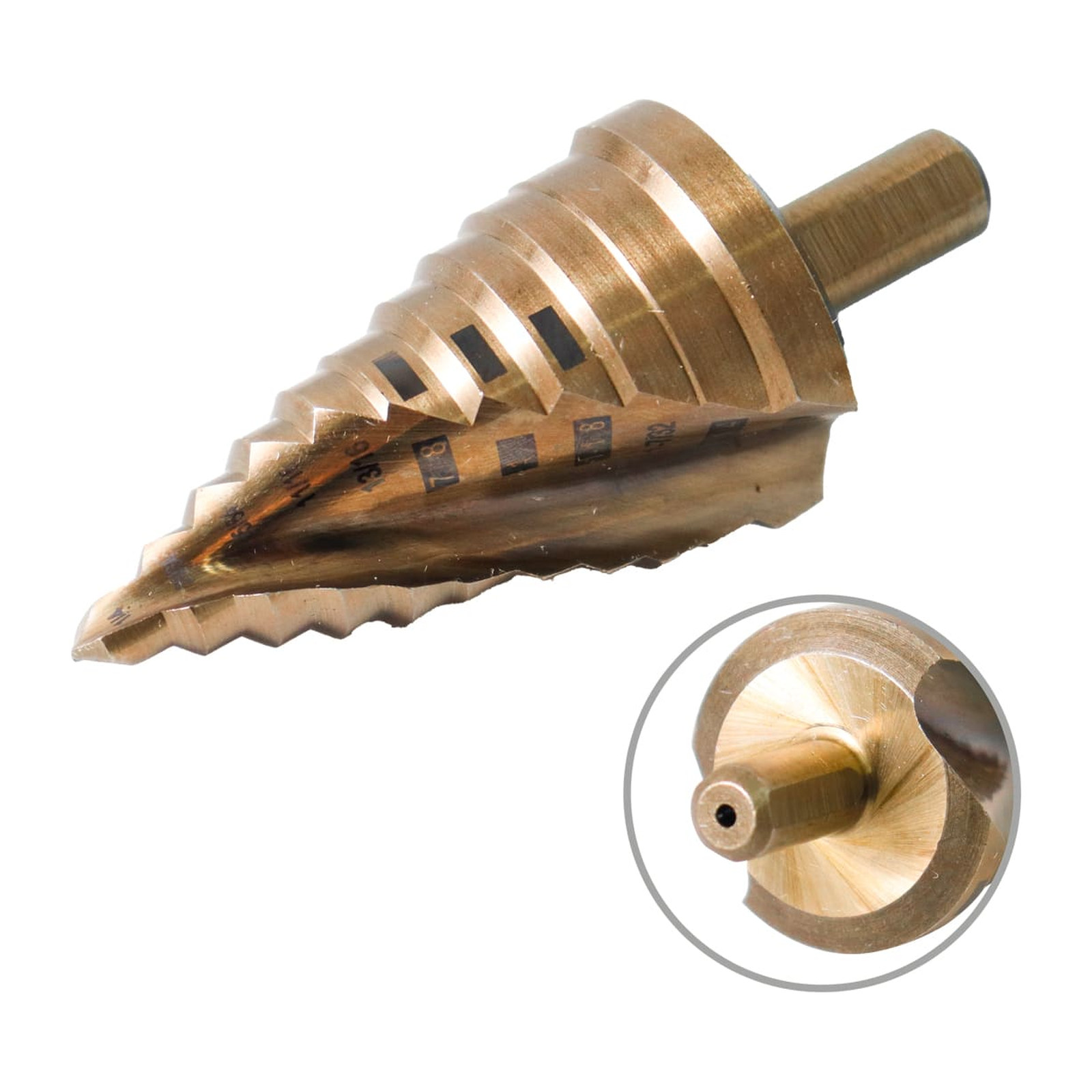 BROCA ESCALONADA ESPIRAL COBALTO #5 1/4'' - 1-3/8'' WESTON PLUS - Imagen 3