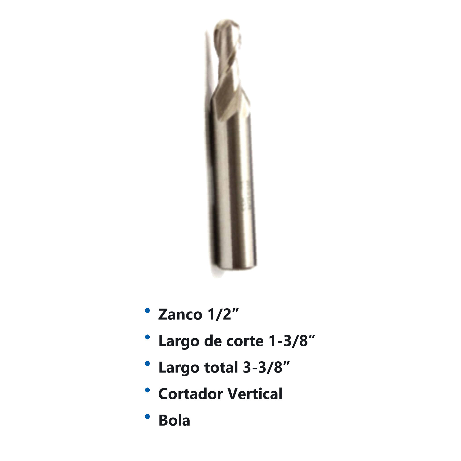 CORTADOR VERTICAL 5/8 X 1/2" BOLA 2F A. V. - Imagen 2