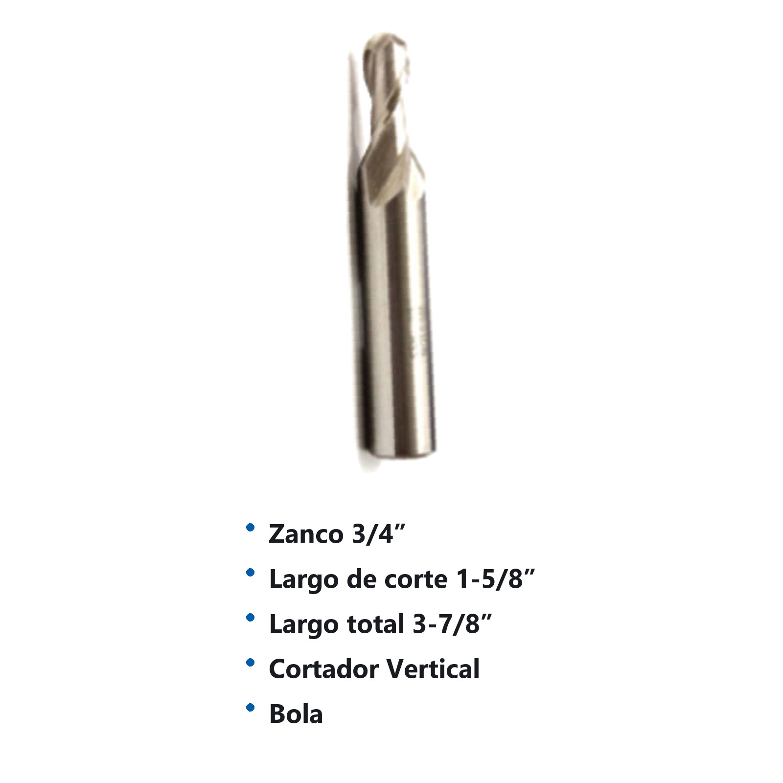 CORTADOR VERTICAL 3/4" X 3/4" BOLA 2F A. V. - Imagen 2