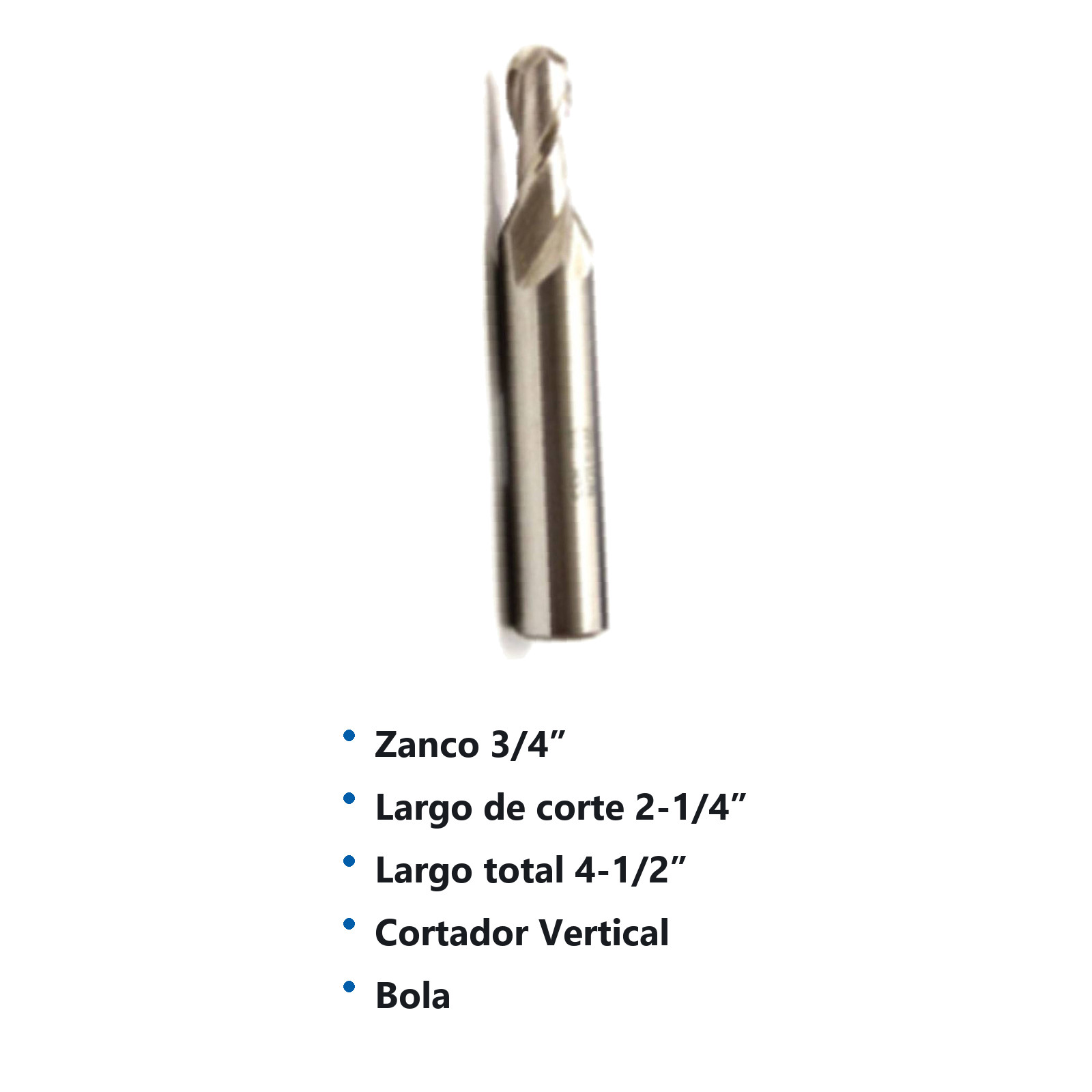 CORTADOR VERTICAL 15/16 X 3/4" BOLA 2F A. V. - Imagen 2